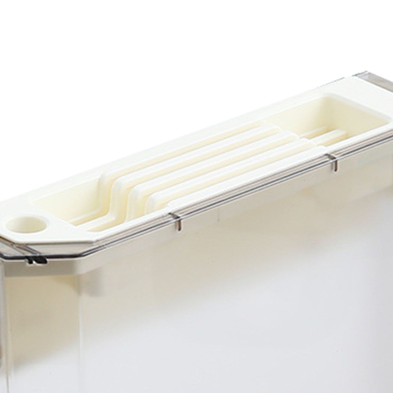 Wall Mounted Knife Holder Ultrathin Plastic Installation Box Storage Rack for view 7