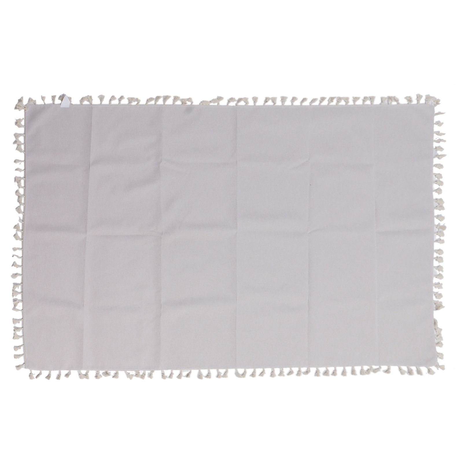 Cotton Linen Tablecloths Waterproof Oilproof Washable Wrinkle Free Tassels