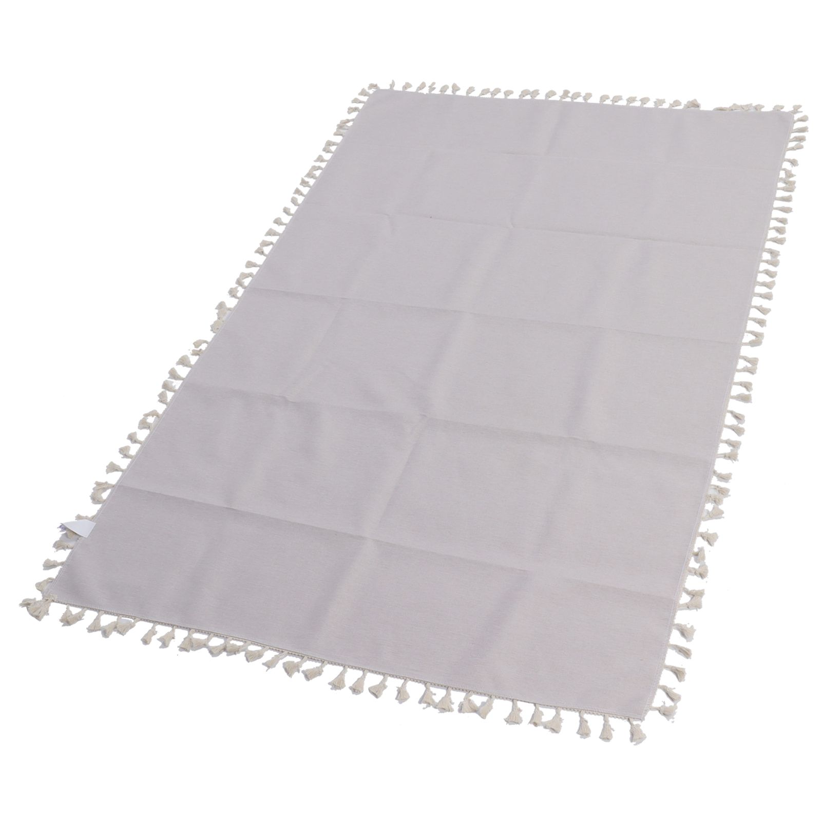 Cotton Linen Tablecloths Waterproof Oilproof Washable Wrinkle Free Tassels view 4