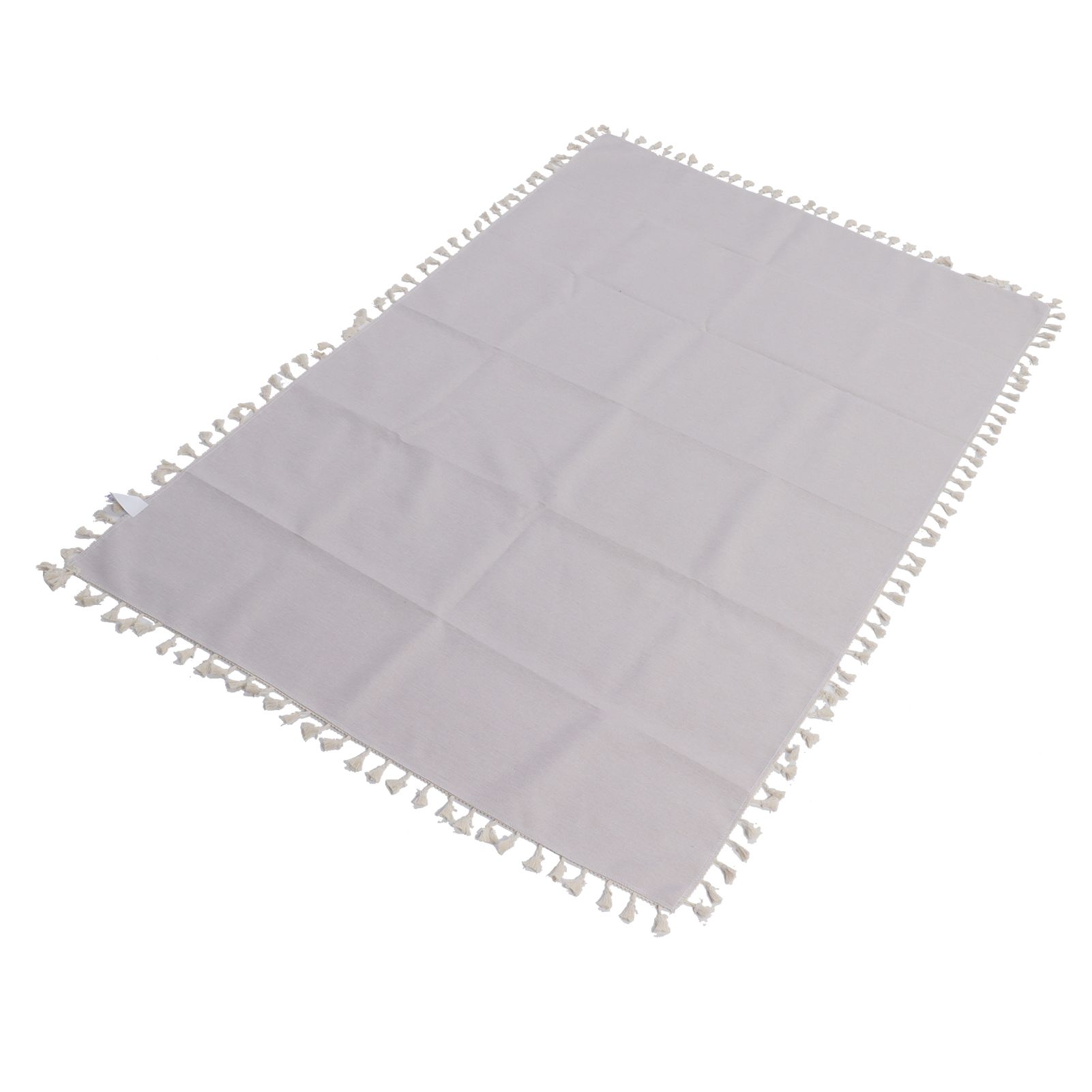 Cotton Linen Tablecloths Waterproof Oilproof Washable Wrinkle Free Tassels view 7