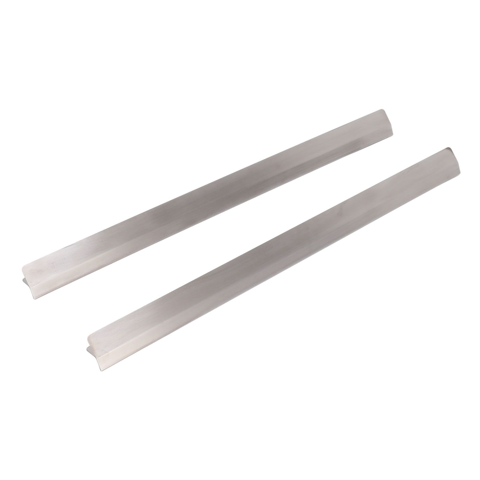 2PCS Kitchen Stove Counter Gap Cover Easy Cleaning Stainless Steel Gap Cover