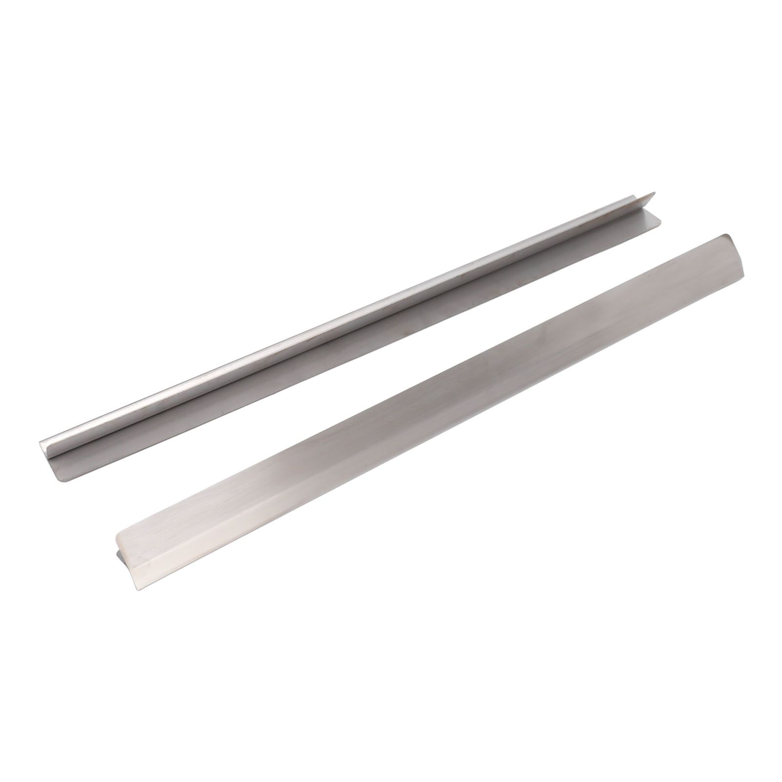 2PCS Kitchen Stove Counter Gap Cover Easy Cleaning Stainless Steel Gap Cover view 2