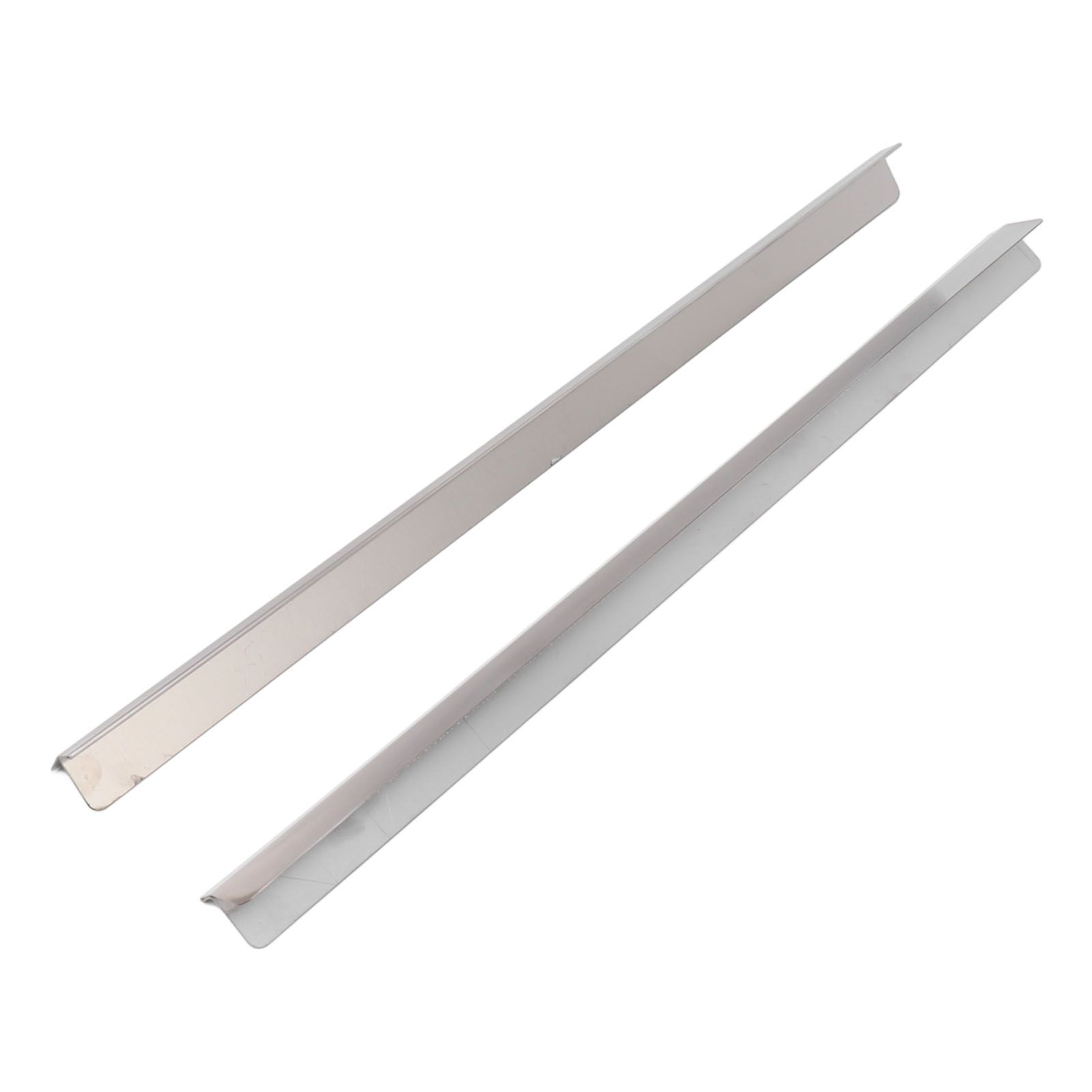 2PCS Kitchen Stove Counter Gap Cover Easy Cleaning Stainless Steel Gap Cover view 7