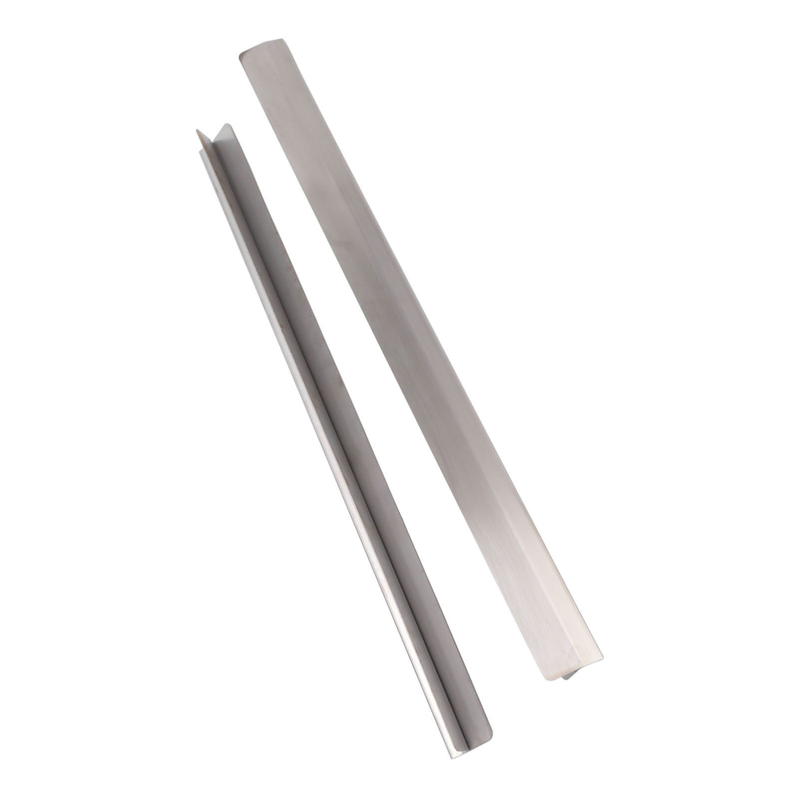 2PCS Kitchen Stove Counter Gap Cover Easy Cleaning Stainless Steel Gap Cover view 9