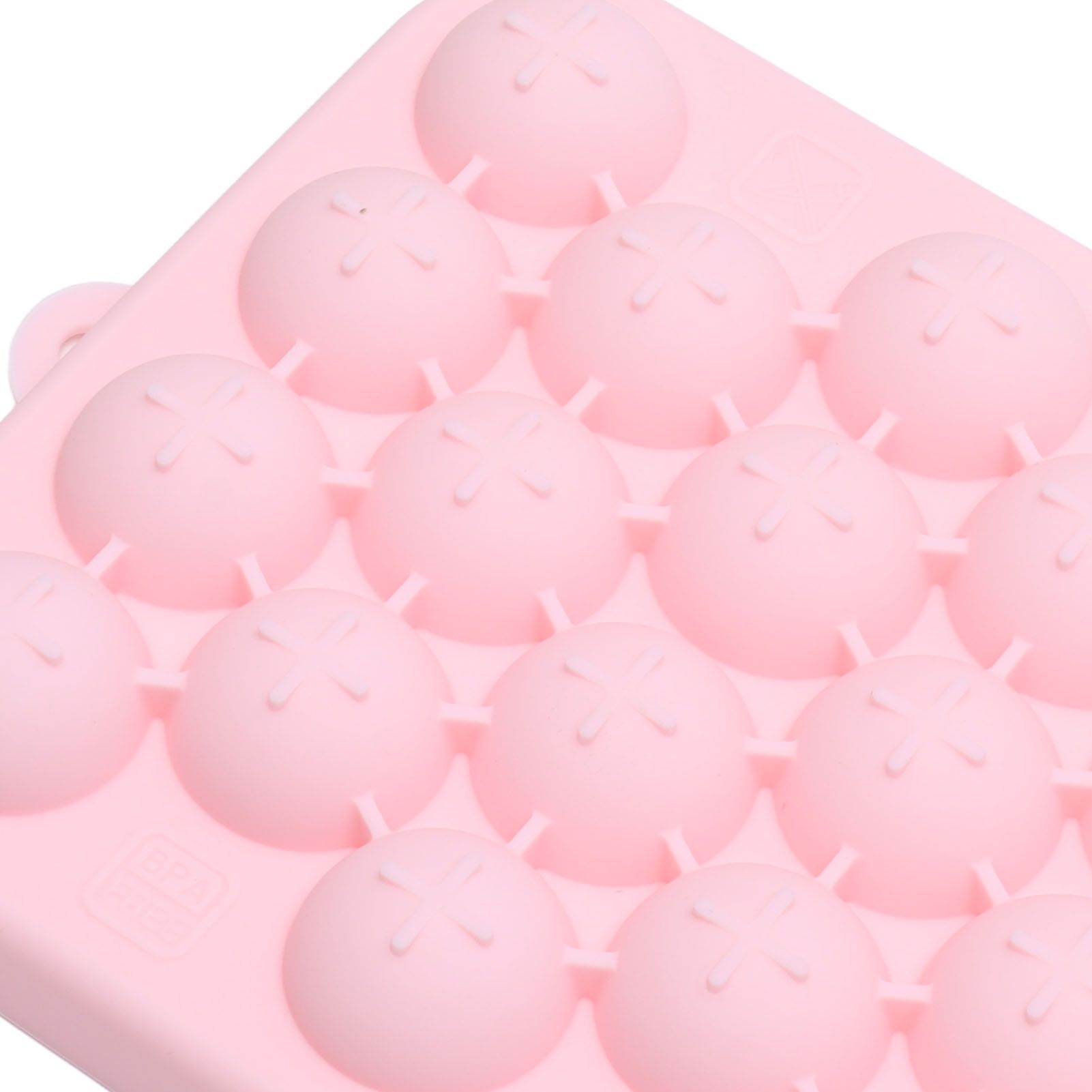 25 Grid Ice Cube Tray Easy Release Silicone Ice Ball Maker Mold Mini Round Ice view 13