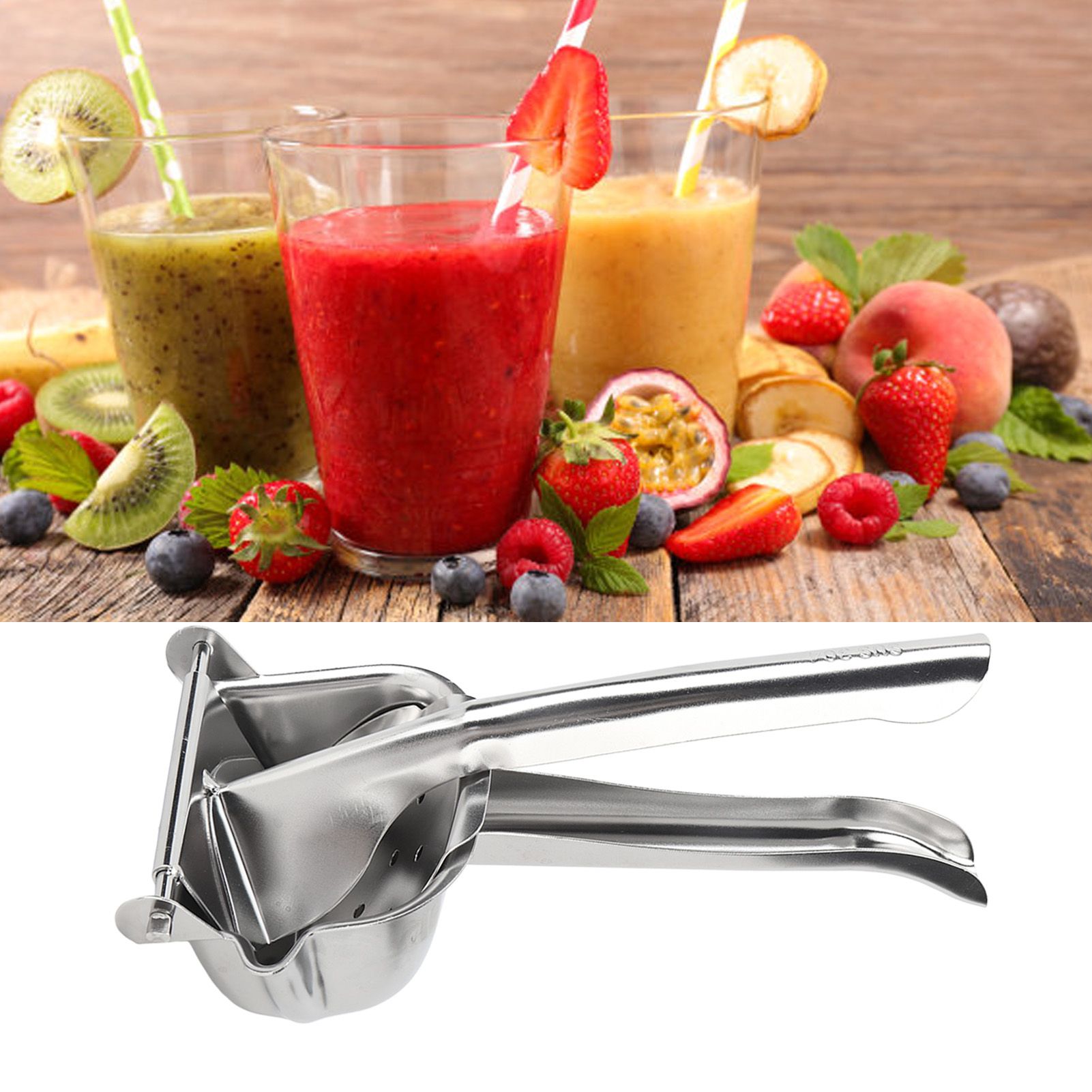 Hand Juicer 304 Stainless Steel Ergonomic Detachable Effort Saving Citrus view 11