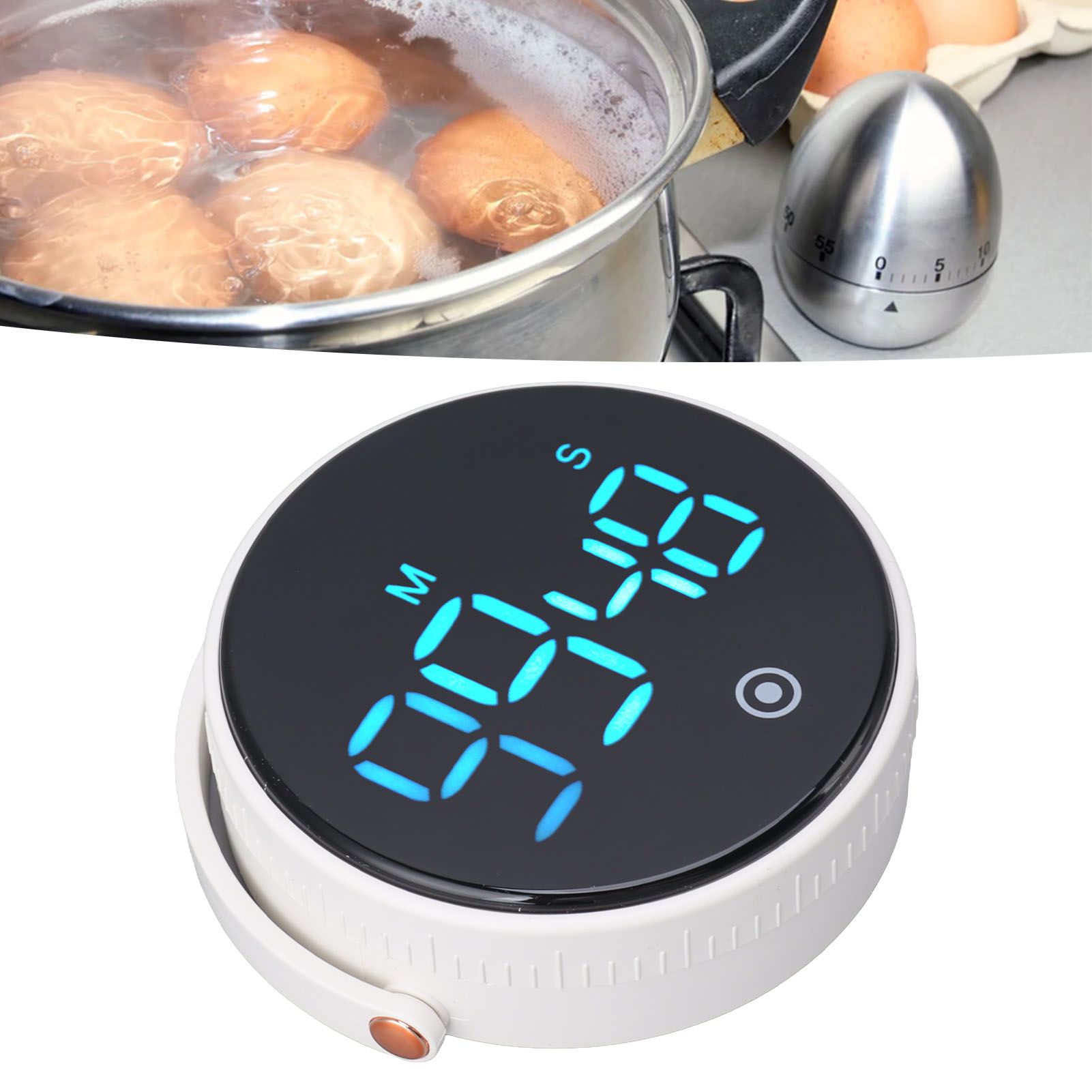 Digital Kitchen Timer Magnetic Large LED Display Countdown Timer for Cooking view 12