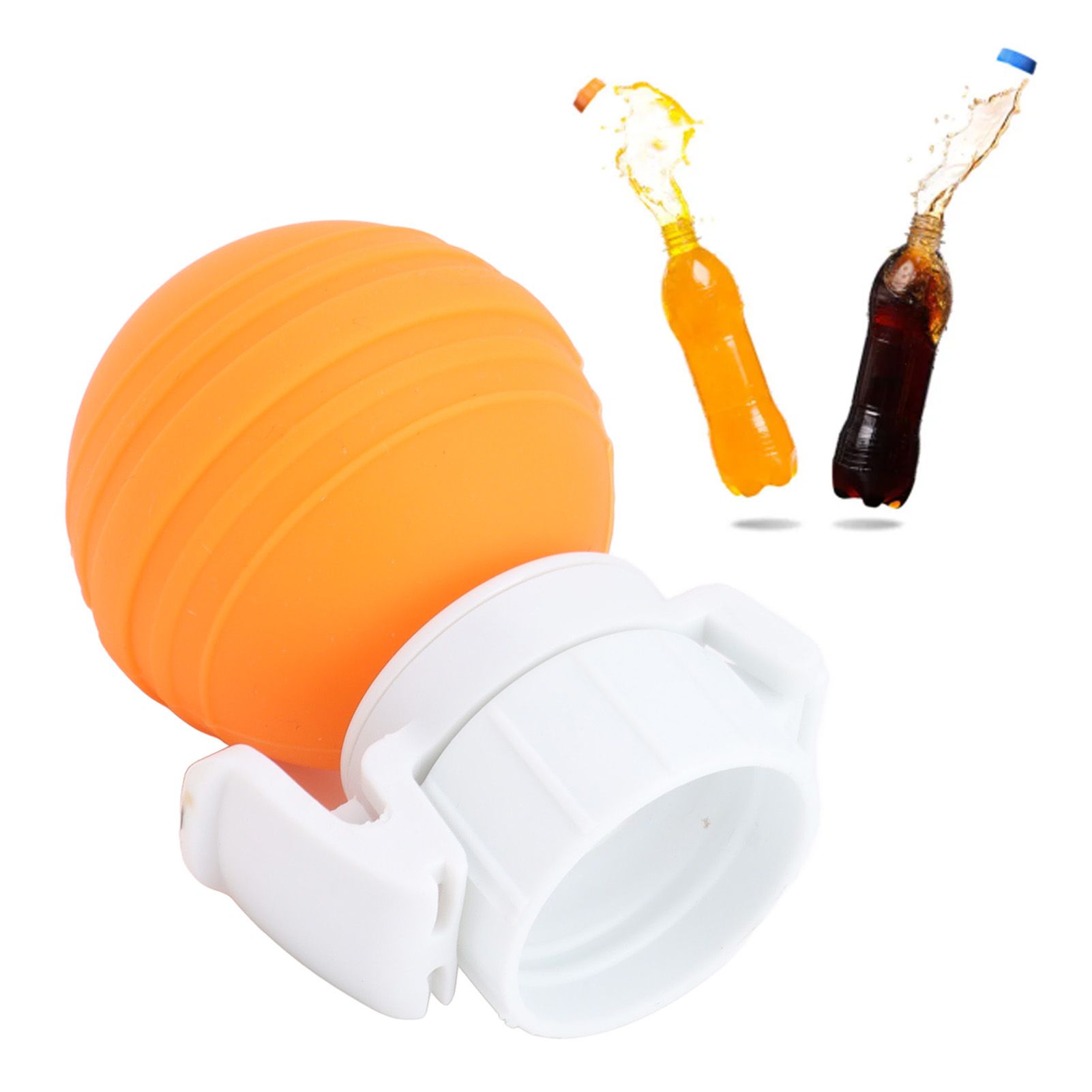 Soda Bottle Lid Silicone Leak Proof Carbonated Drink Air Pump Lid Fizz Keeper view 11