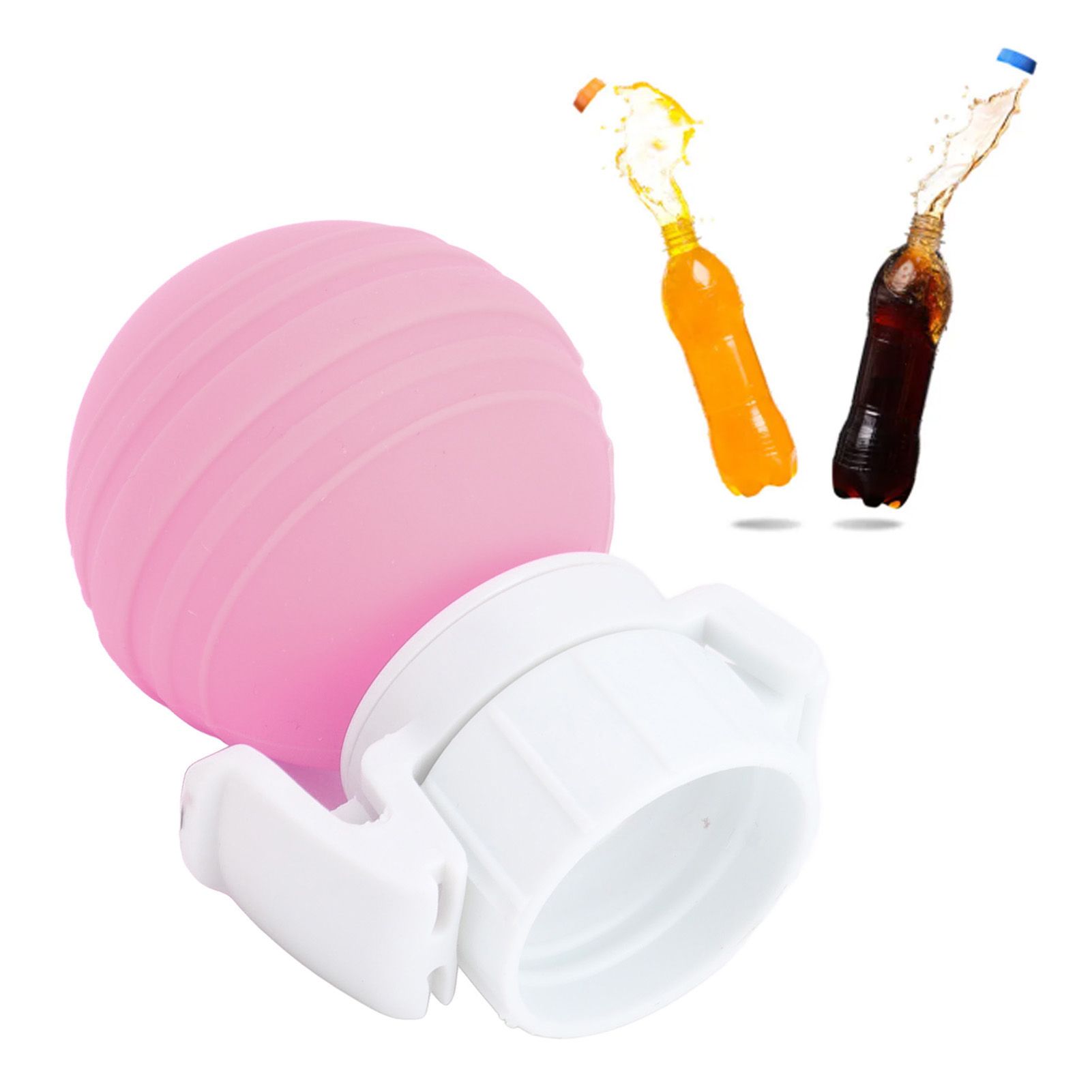 Soda Bottle Lid Silicone Leak Proof Carbonated Drink Air Pump Lid Fizz Keeper view 11