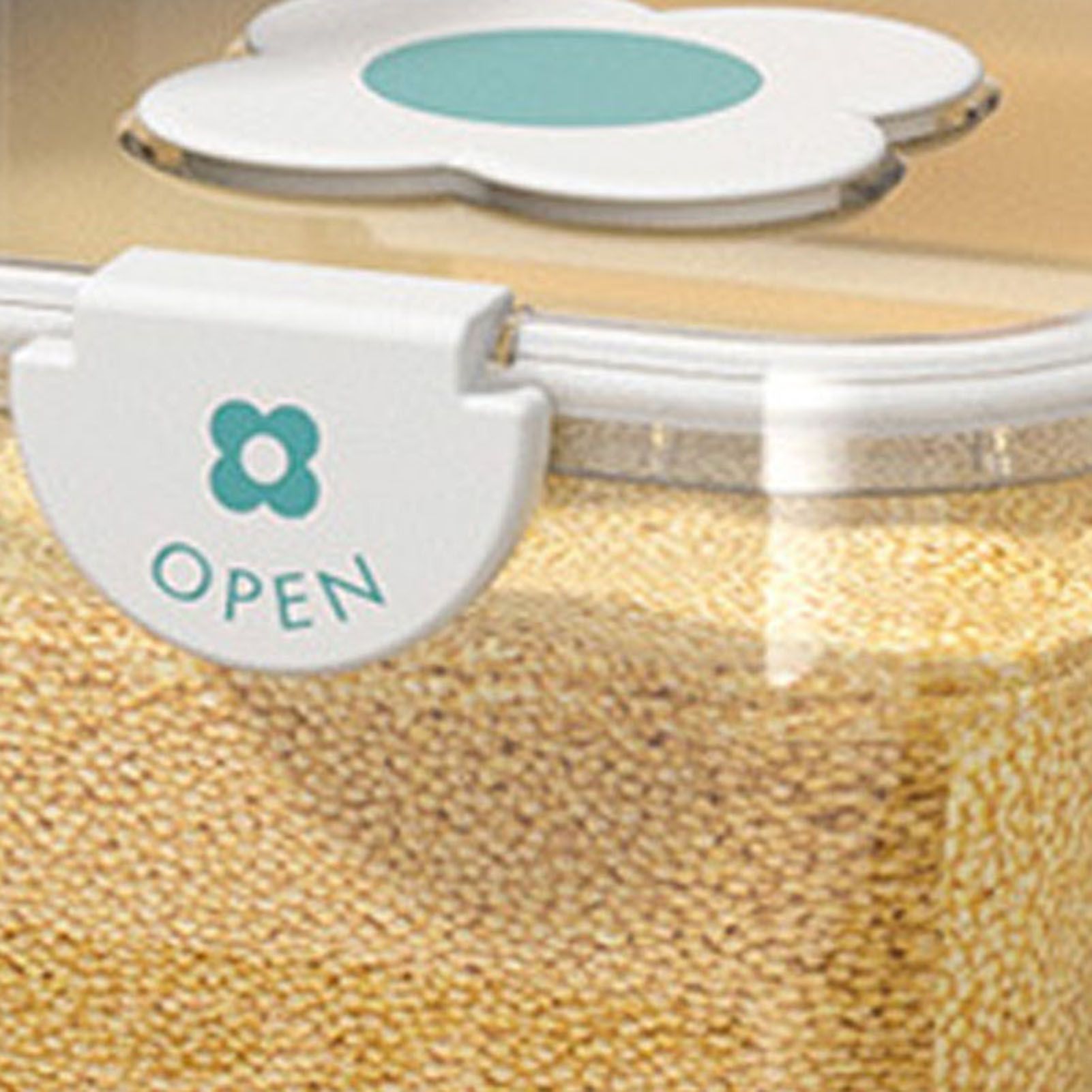 Rice Container Airtight Grain Food Storage Box Transparent with Cover for Home view 7