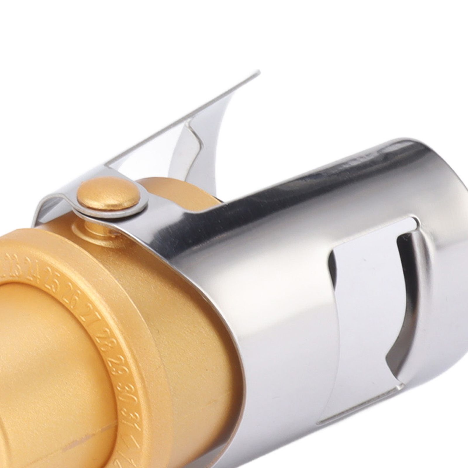 5 Packs Golden Champagne Stopper Stainless Steel Resuable Bottle Sealer view 15