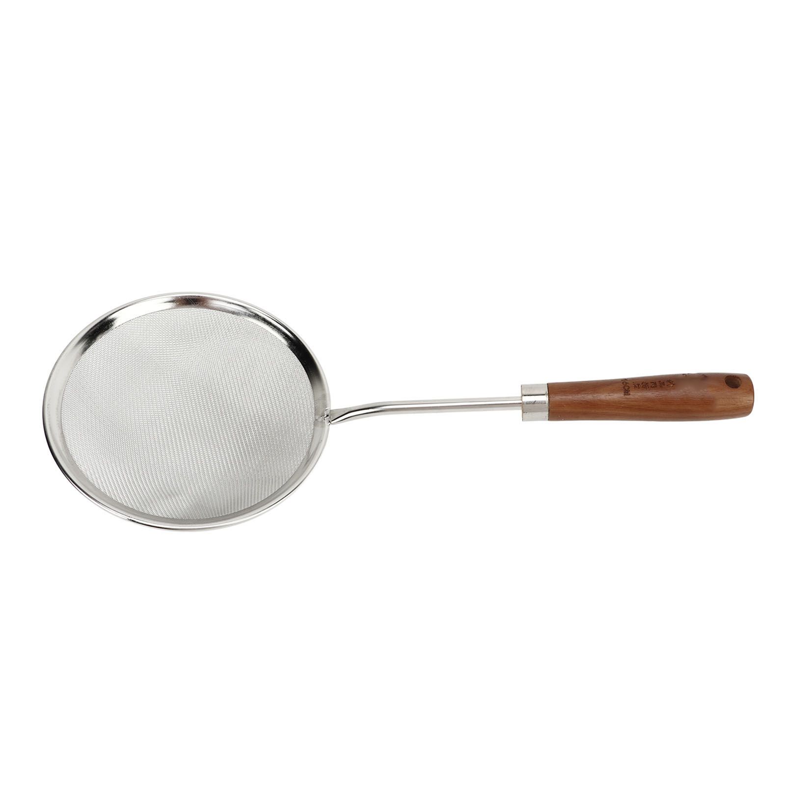 Oil Colander Efficiency Filtration Easy To Use Fine Mesh Food Strainer Spoon view 2