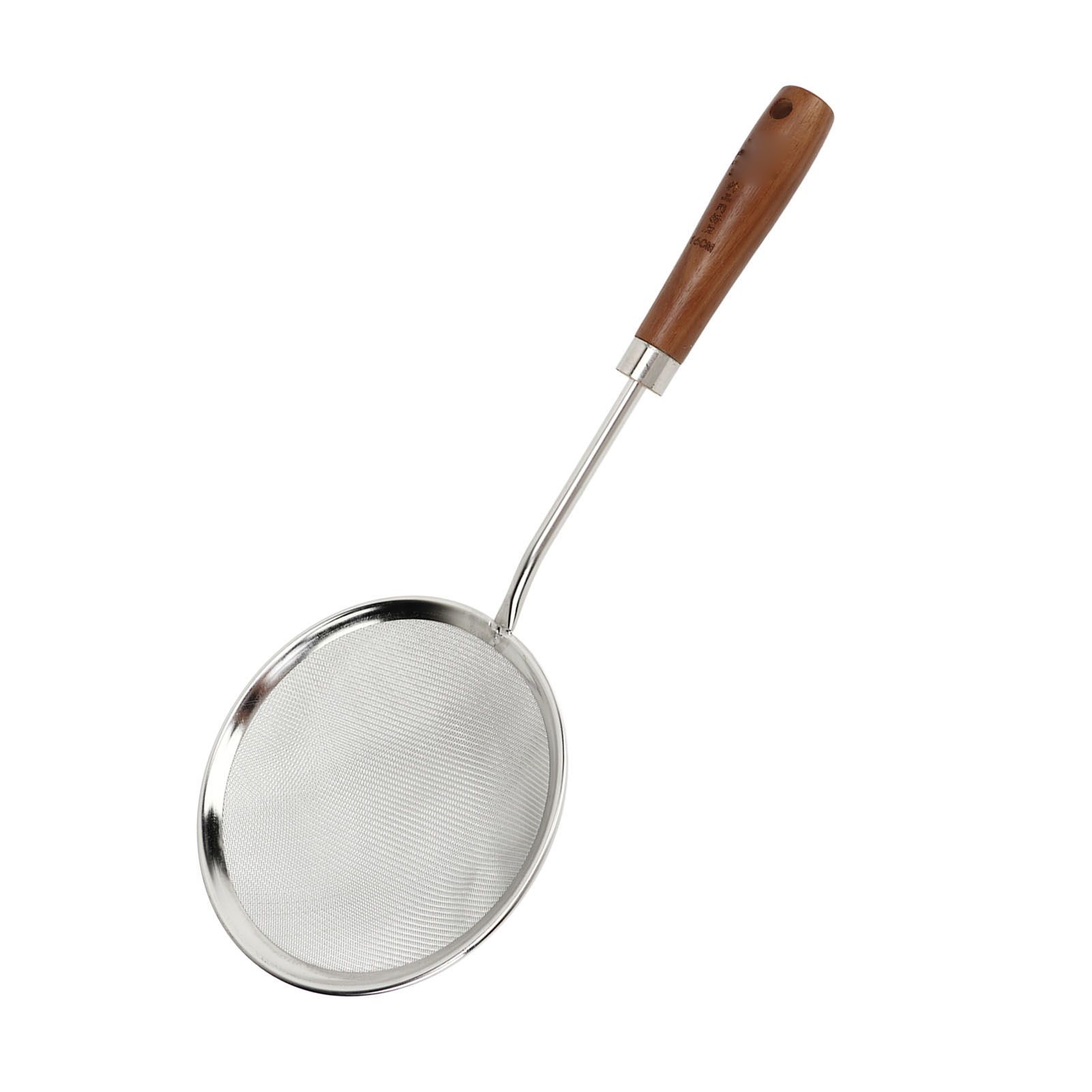 Oil Colander Efficiency Filtration Easy To Use Fine Mesh Food Strainer Spoon view 3