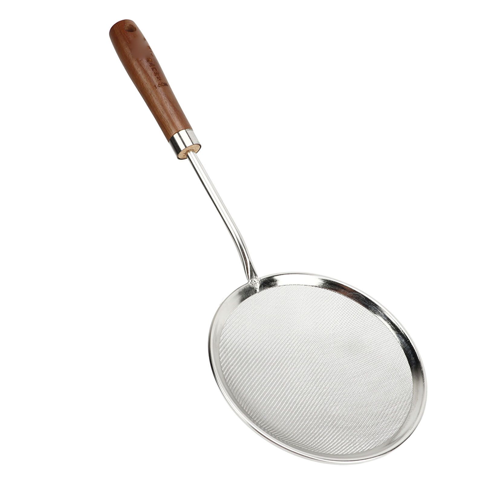 Oil Colander Efficiency Filtration Easy To Use Fine Mesh Food Strainer Spoon view 7