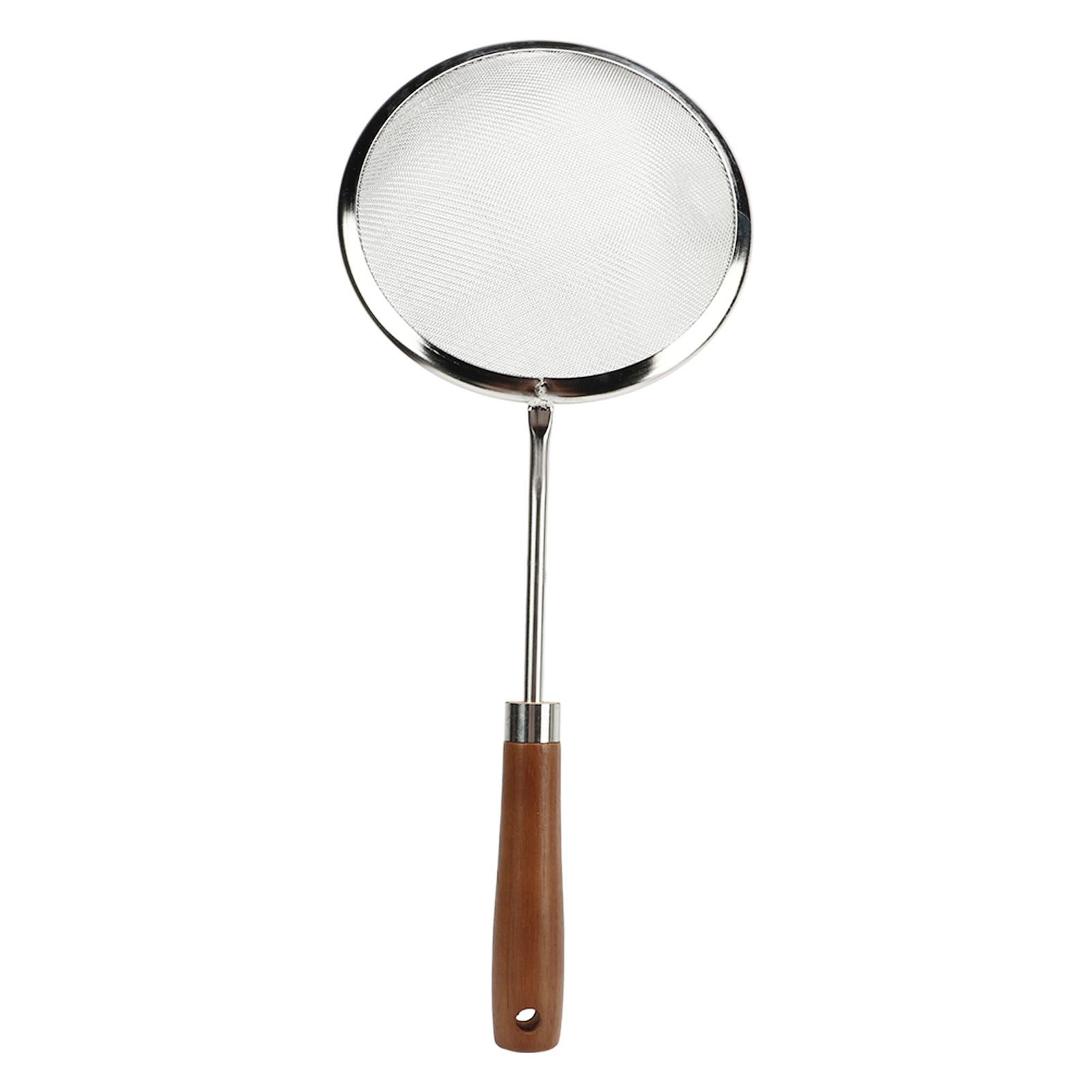 Oil Colander Efficiency Filtration Easy To Use Fine Mesh Food Strainer Spoon view 9