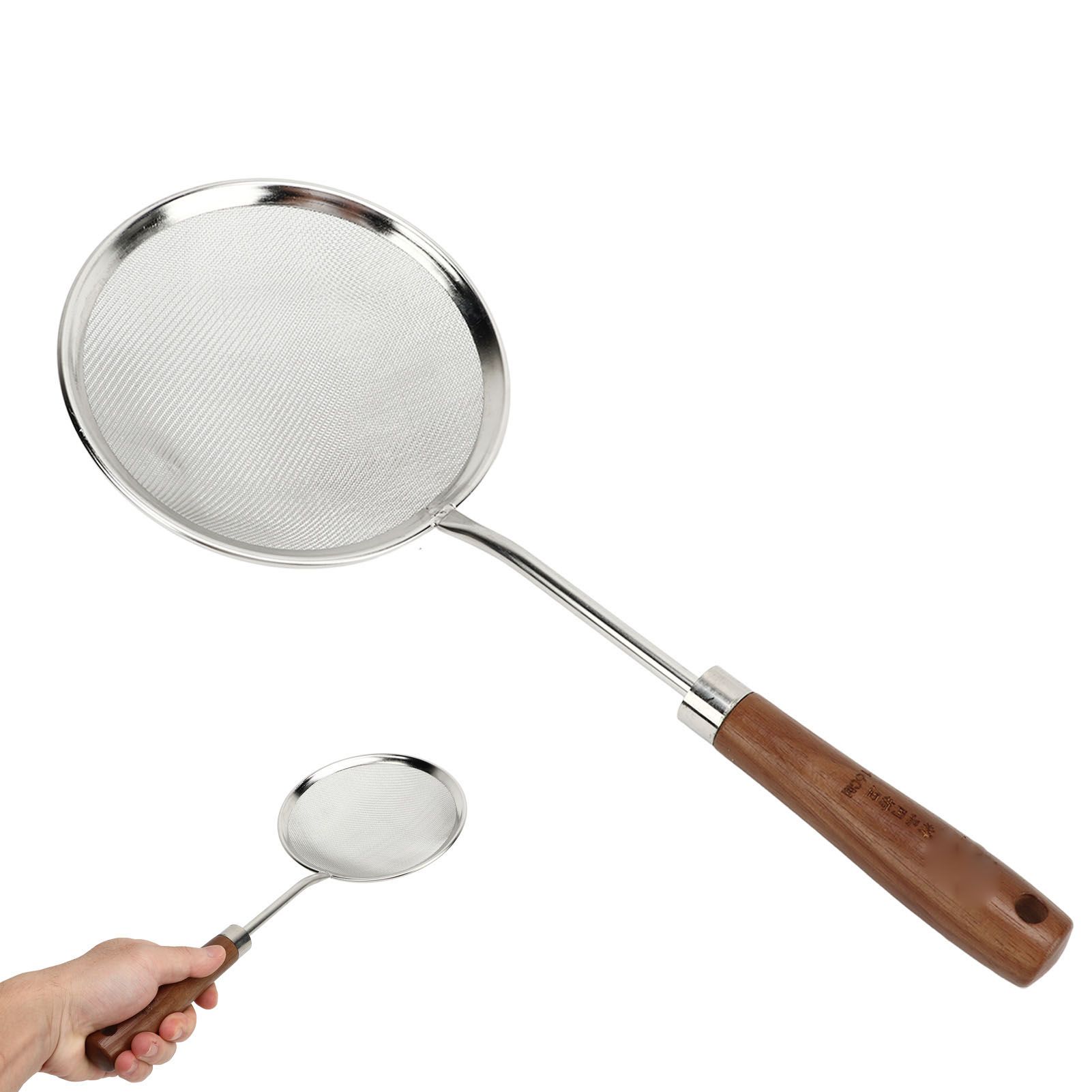 Oil Colander Efficiency Filtration Easy To Use Fine Mesh Food Strainer Spoon view 10