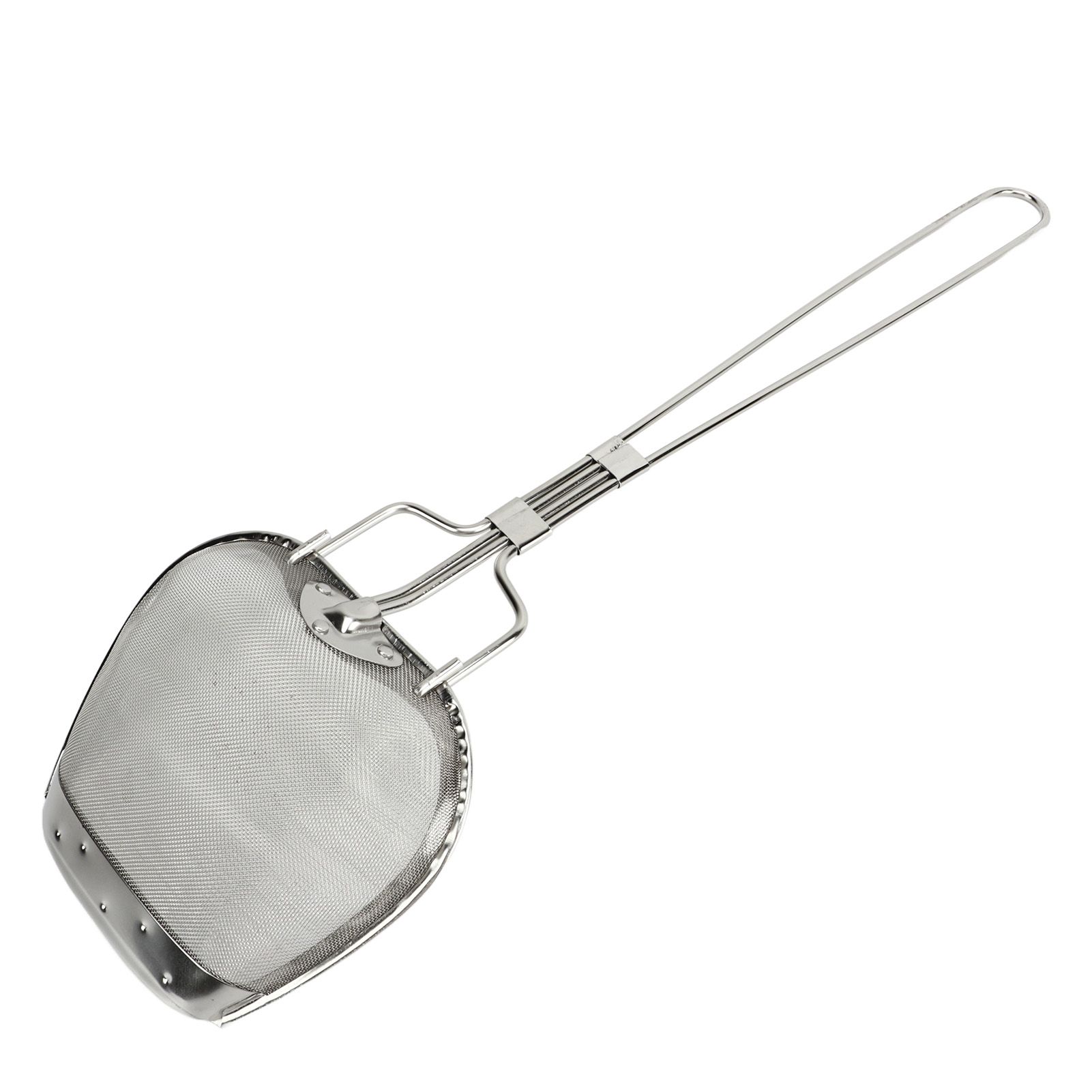 Fine Mesh Strainer 0.02in 304 Stainless Steel Firm Stable Handle Smoothing view 10