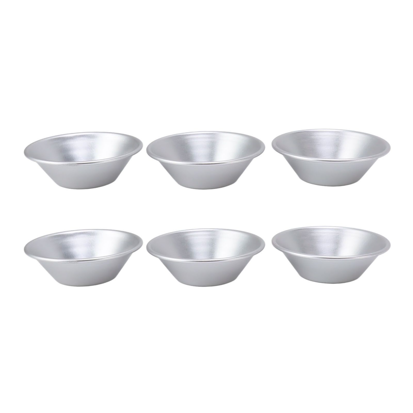 25Pcs Aluminum Egg Tart Molds Small Tart Pie Tin Mini Cupcake Cake Muffin view 5