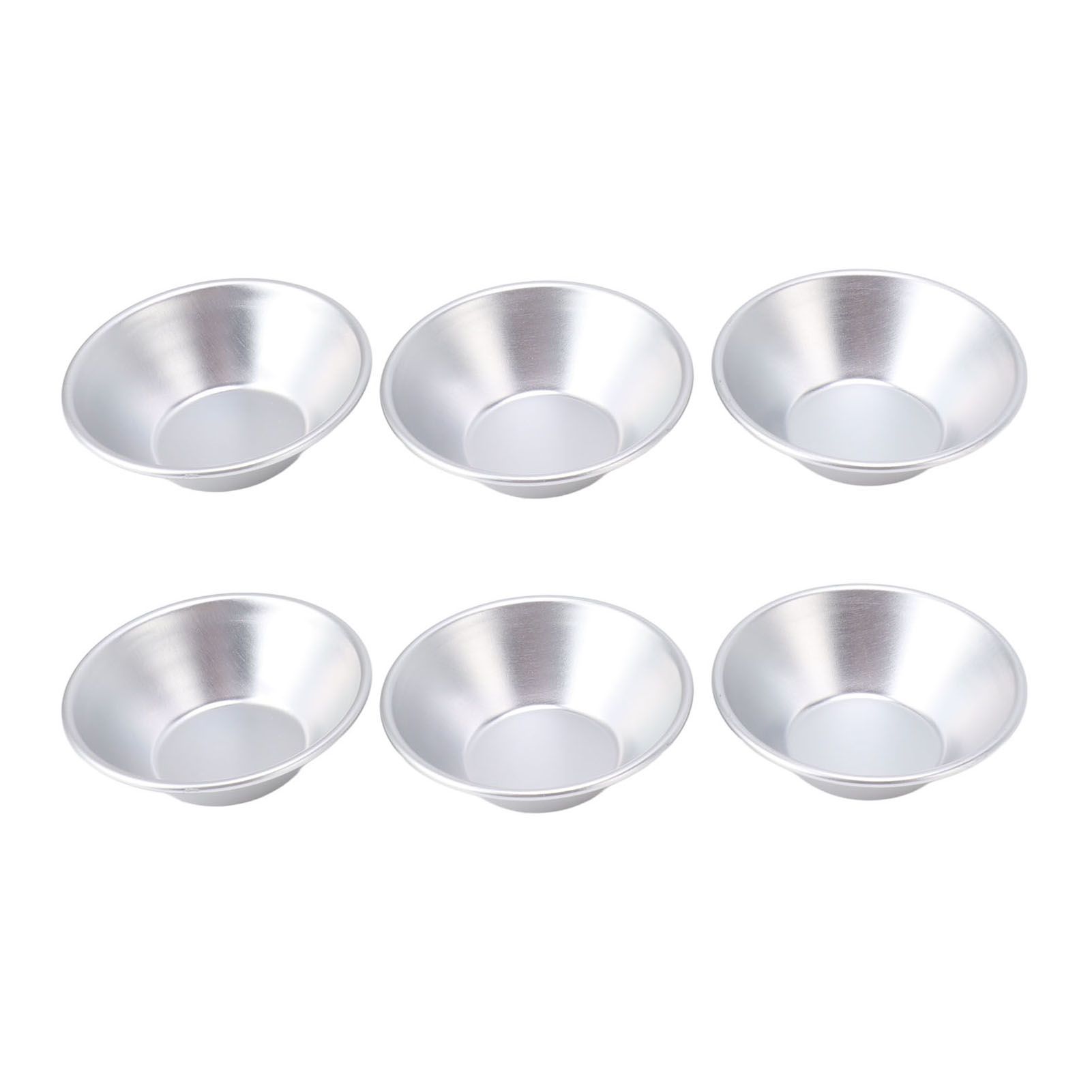 25Pcs Aluminum Egg Tart Molds Small Tart Pie Tin Mini Cupcake Cake Muffin view 6