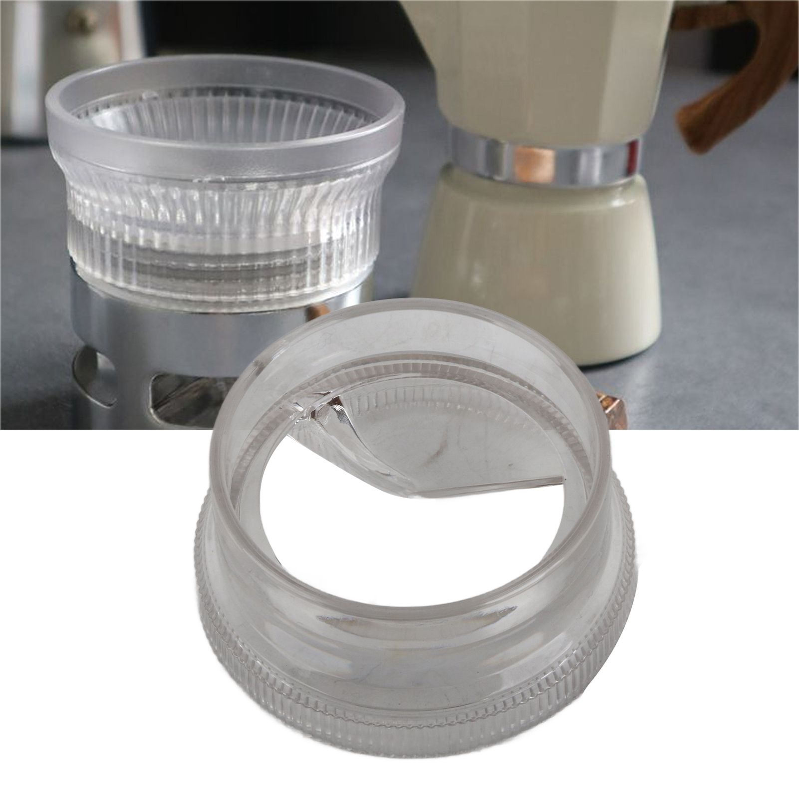 Moka Pot Powder Dispenser Coffee Pot Powder Catcher Ring Anti Splash Powder view 11