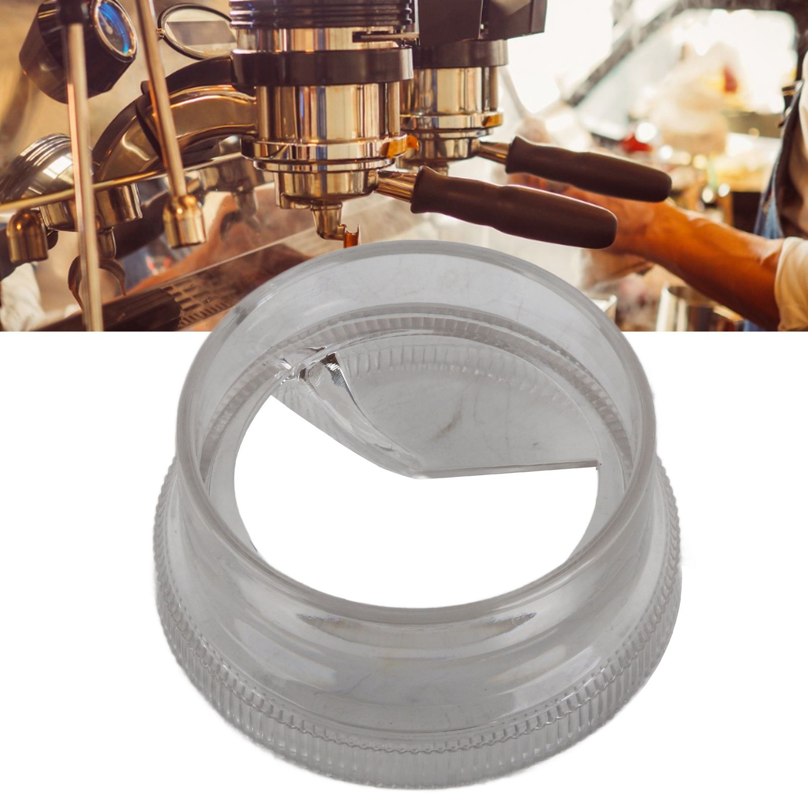 Moka Pot Powder Dispenser Coffee Pot Powder Catcher Ring Anti Splash Powder view 12
