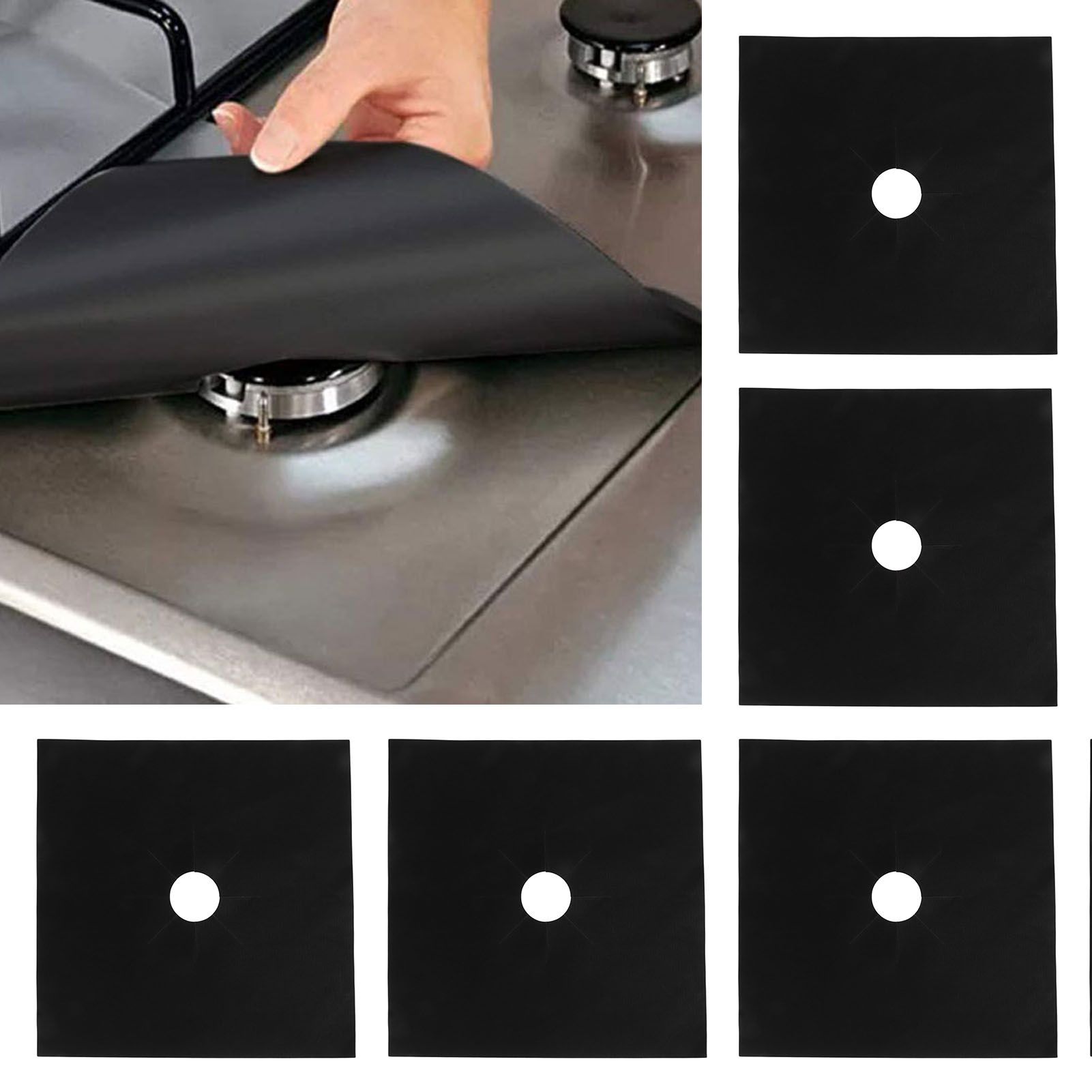 10pcs PTFE Gas Stove Surface Protection Pad Washable Oil and Dirt Resistant view 11