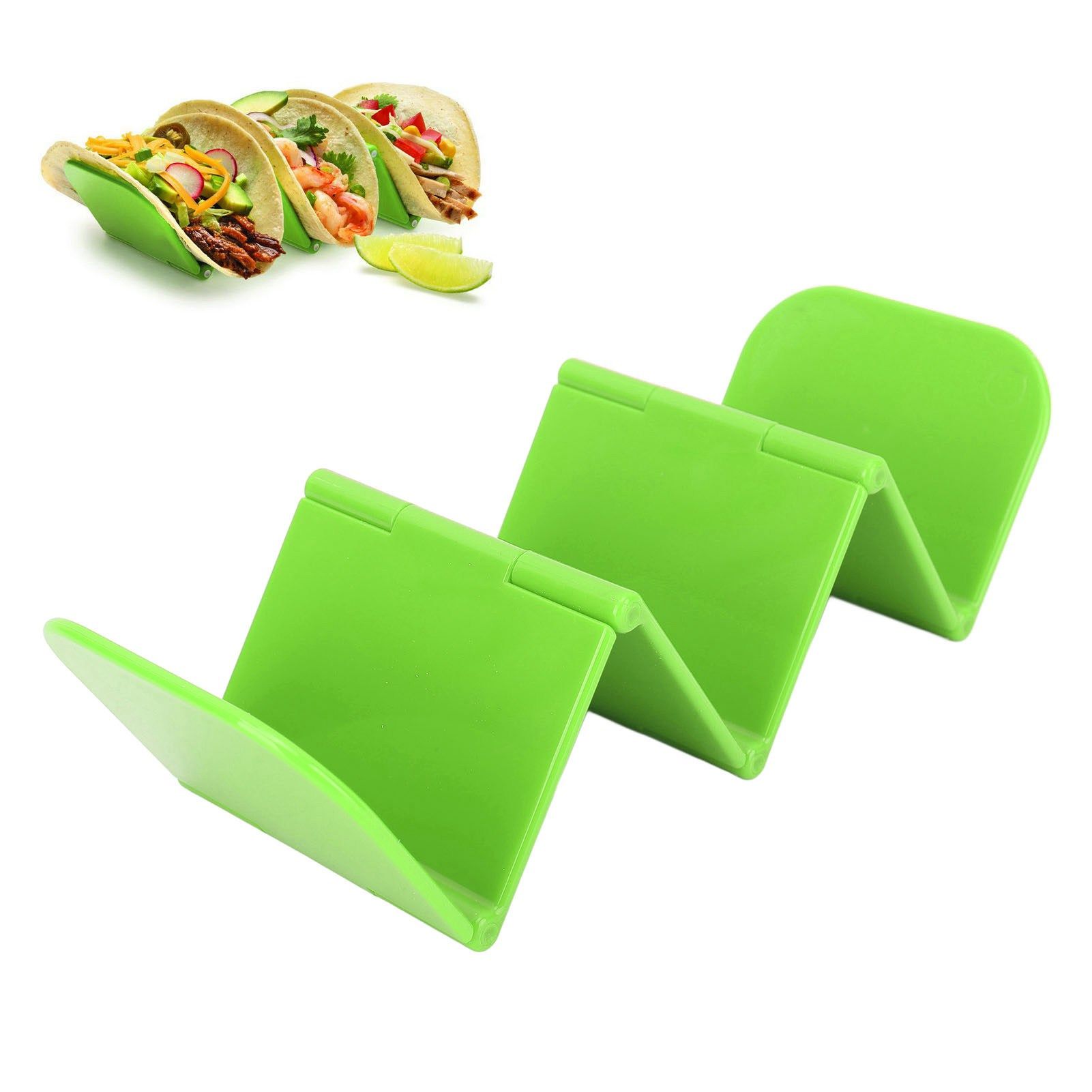 Taco Holder Stand Dishwasher Microwave Safe Stable Taco Rack Tray for view 11