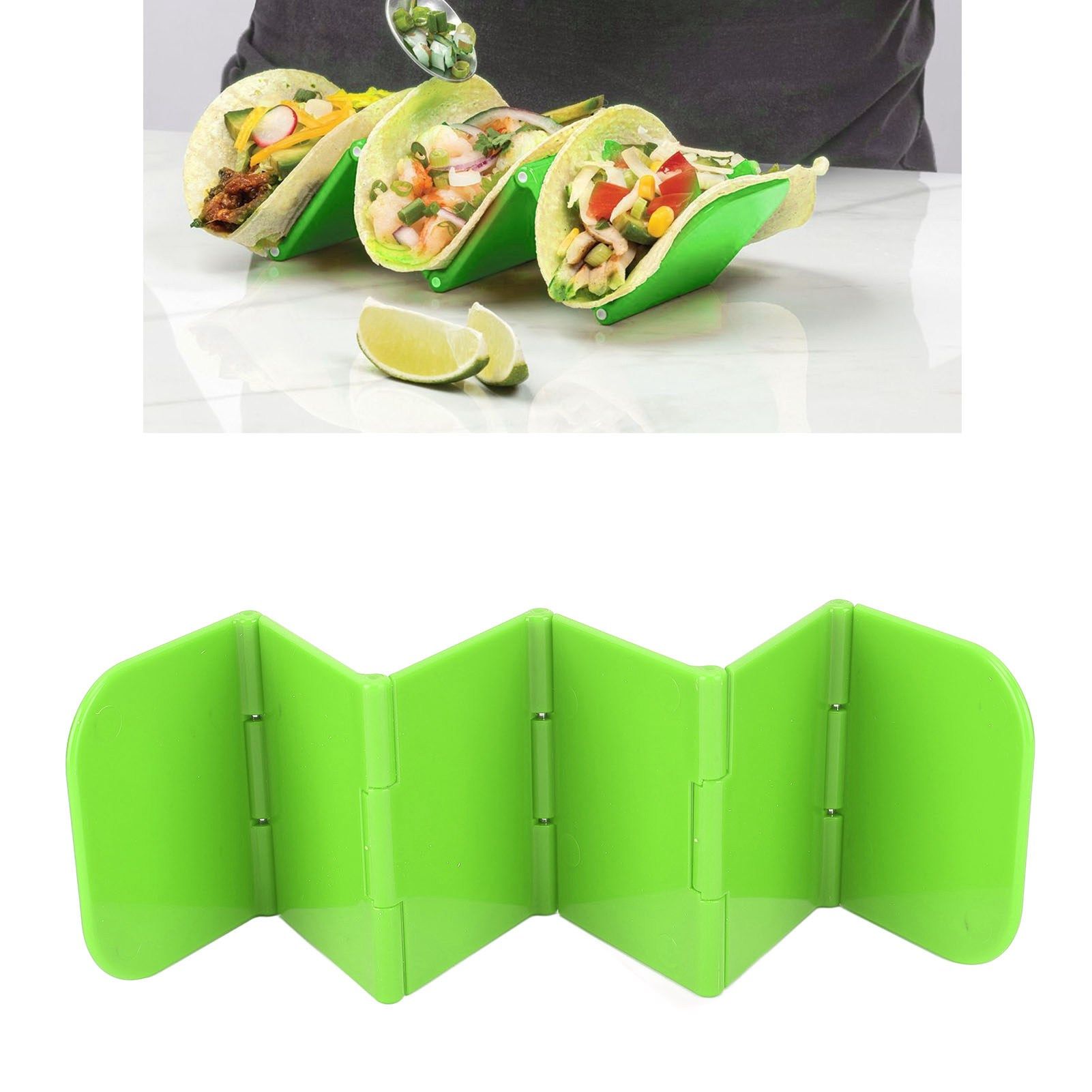 Taco Holder Stand Dishwasher Microwave Safe Stable Taco Rack Tray for view 12
