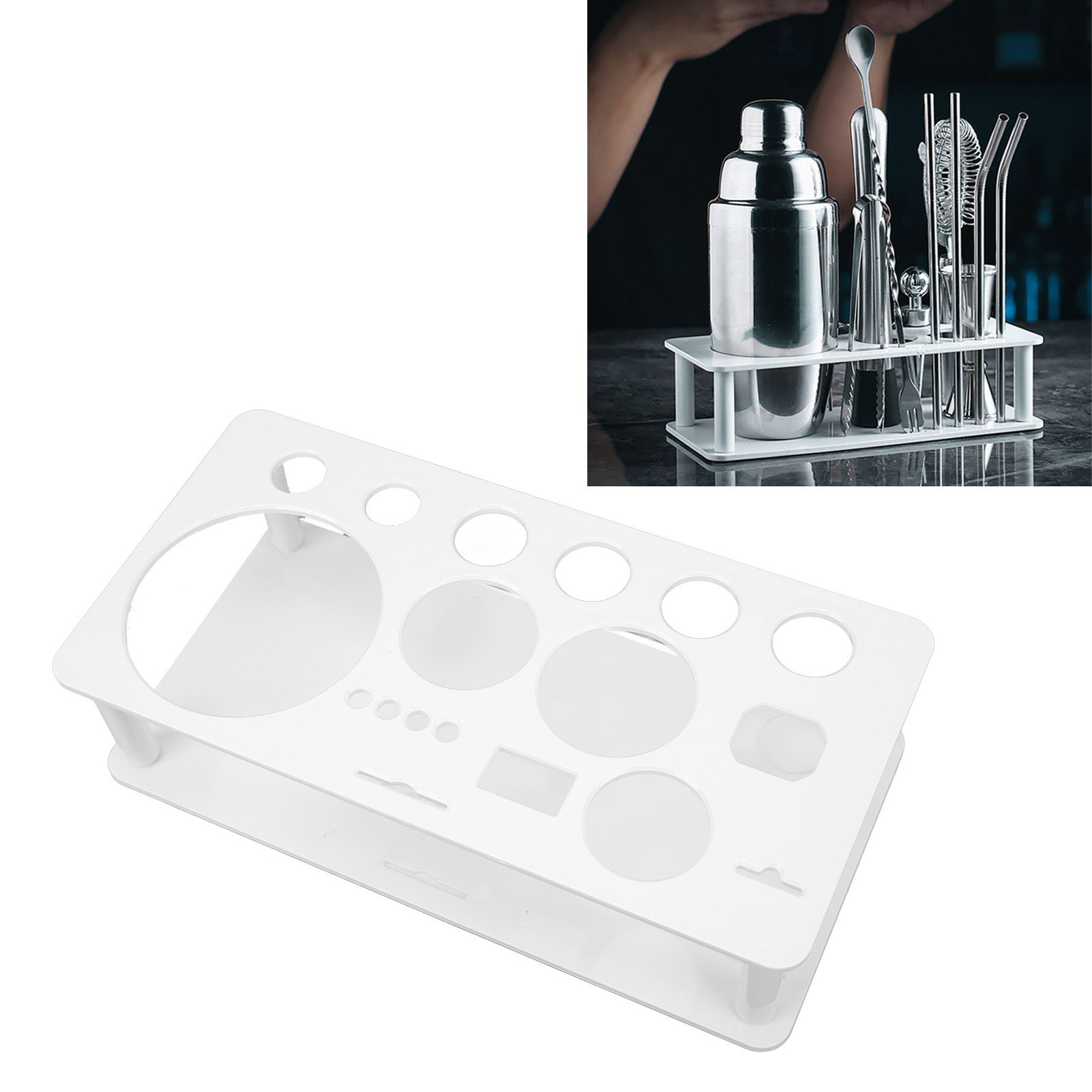 Bartender Kit Stand Detachable Space Saving Odorless Multipurpose Plastic view 12