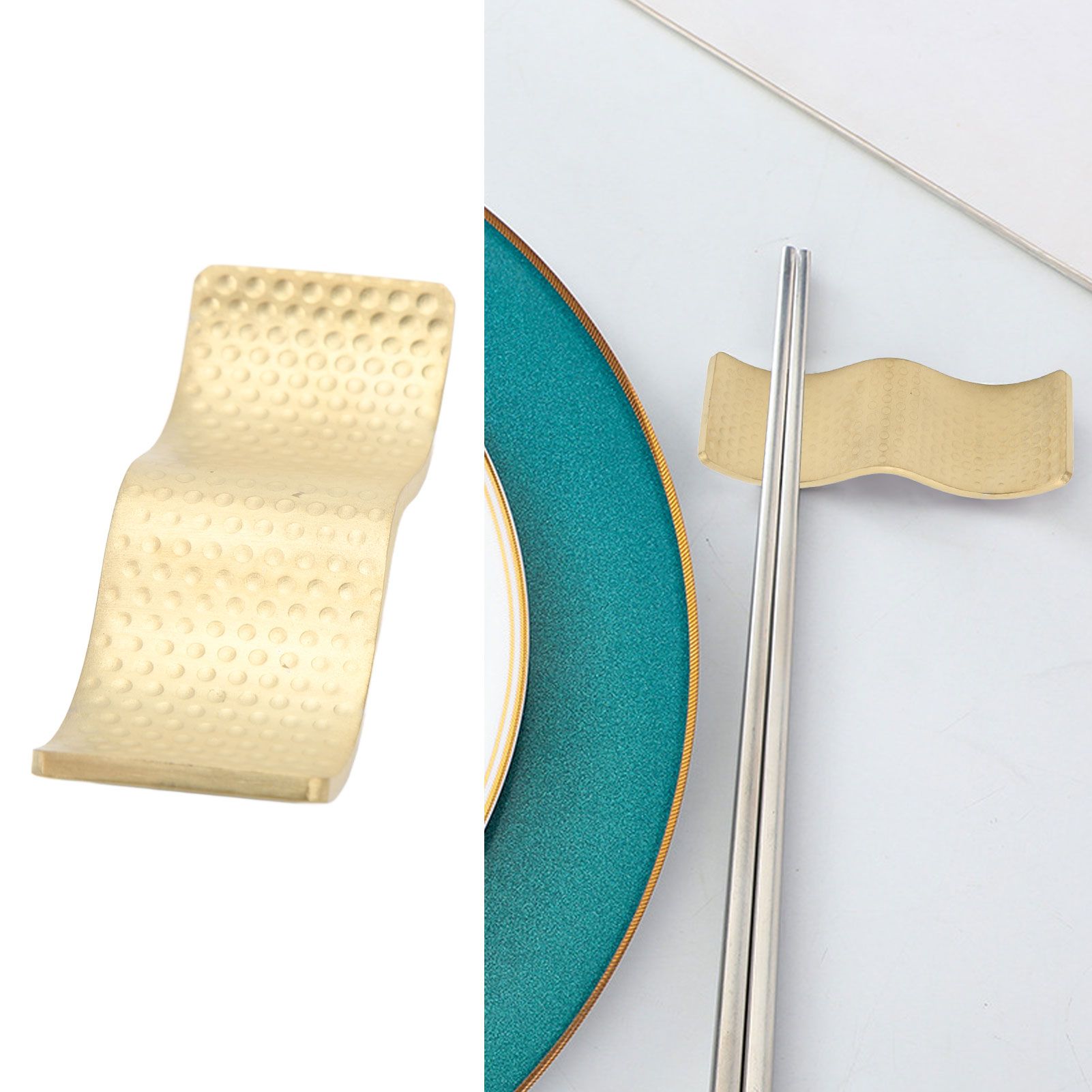 Chopstick Holder Stainless Steel Dual Use Non Stick Elegant Chopsticks Rest view 11