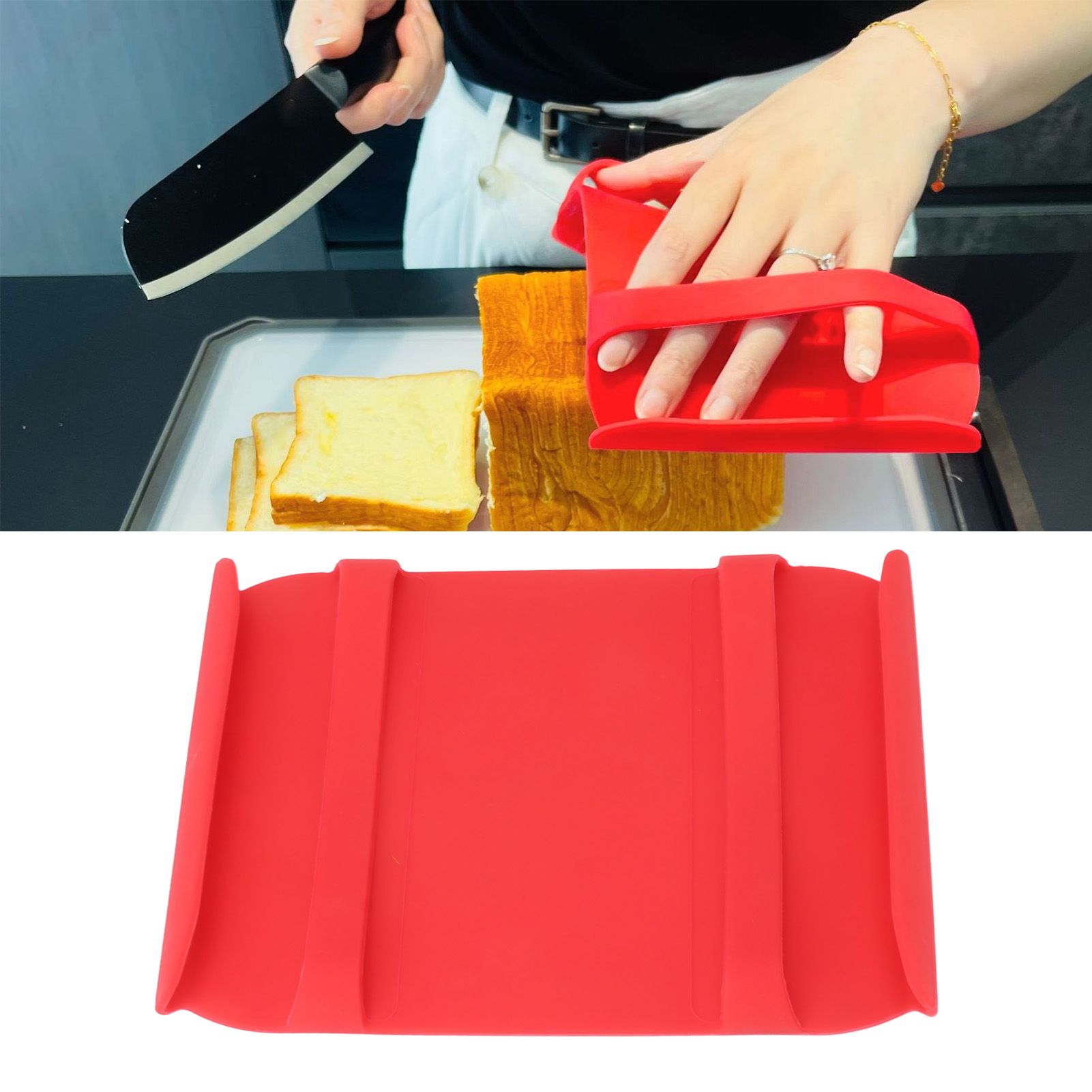 Kitchen Silicone Mat Heat Resistant Silicone Mat with Handle Anti Scalding view 11