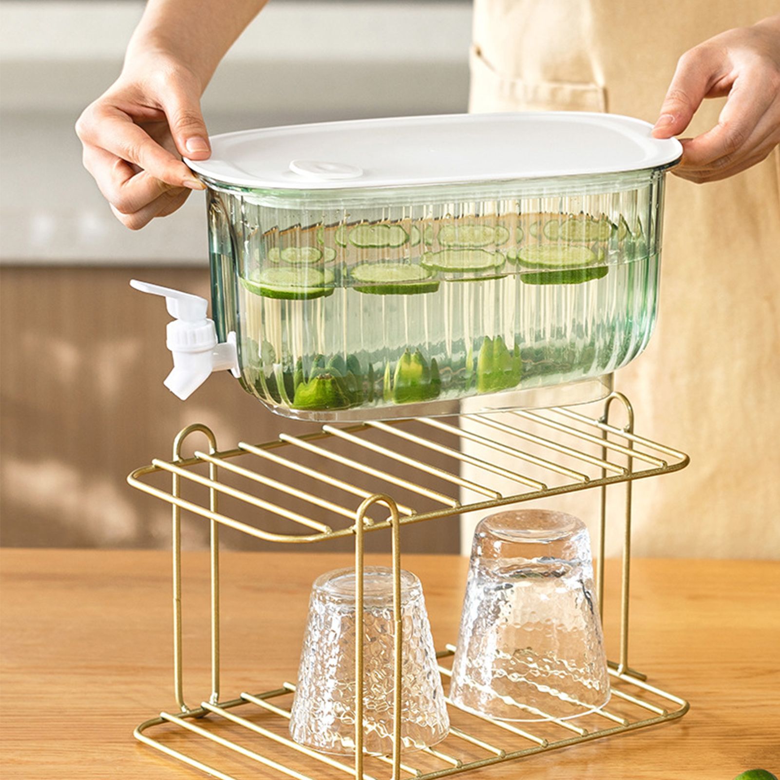 Beverage Drink Dispenser Large Capacity Food Grade Thickened Leakage Proof view 2