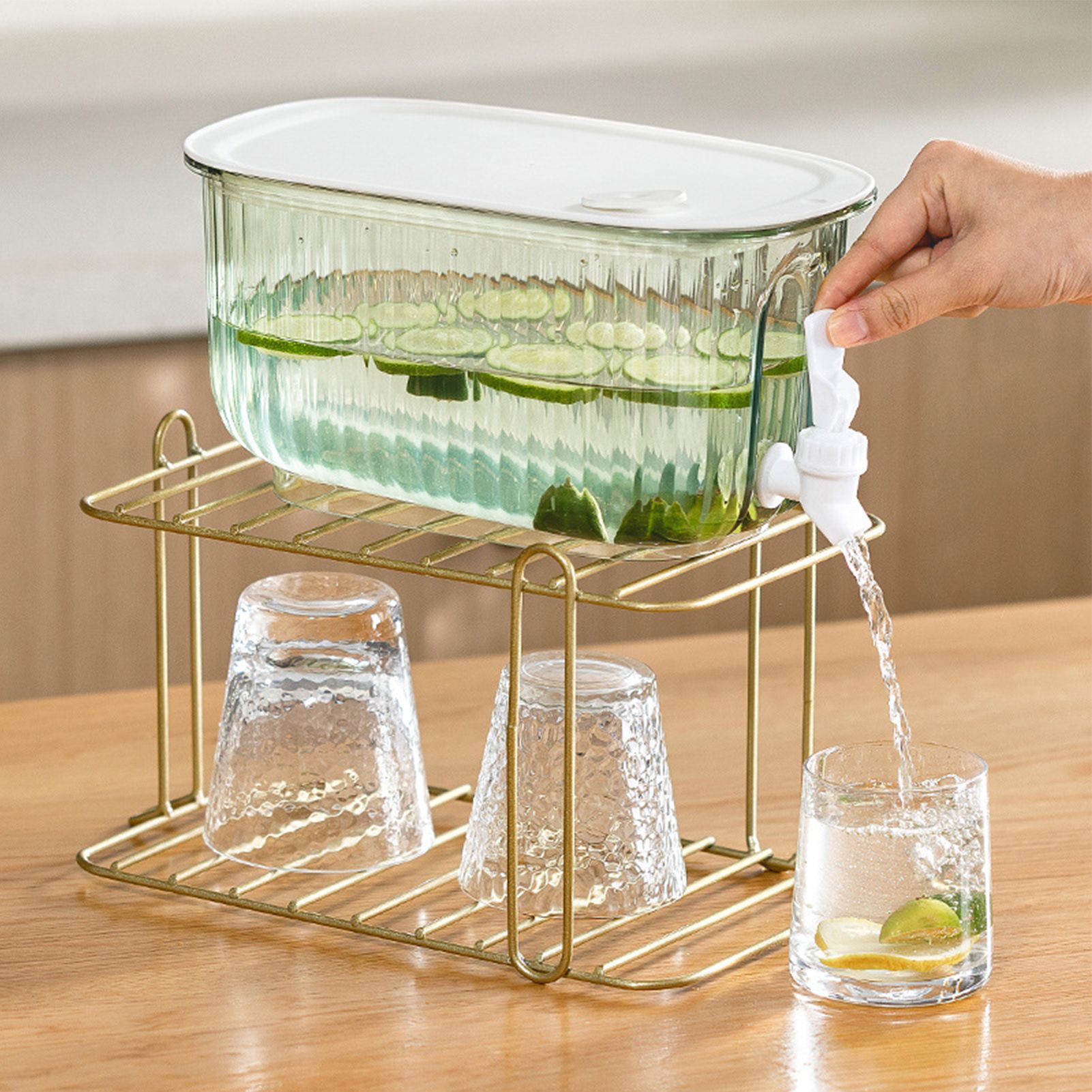 Beverage Drink Dispenser Large Capacity Food Grade Thickened Leakage Proof view 5