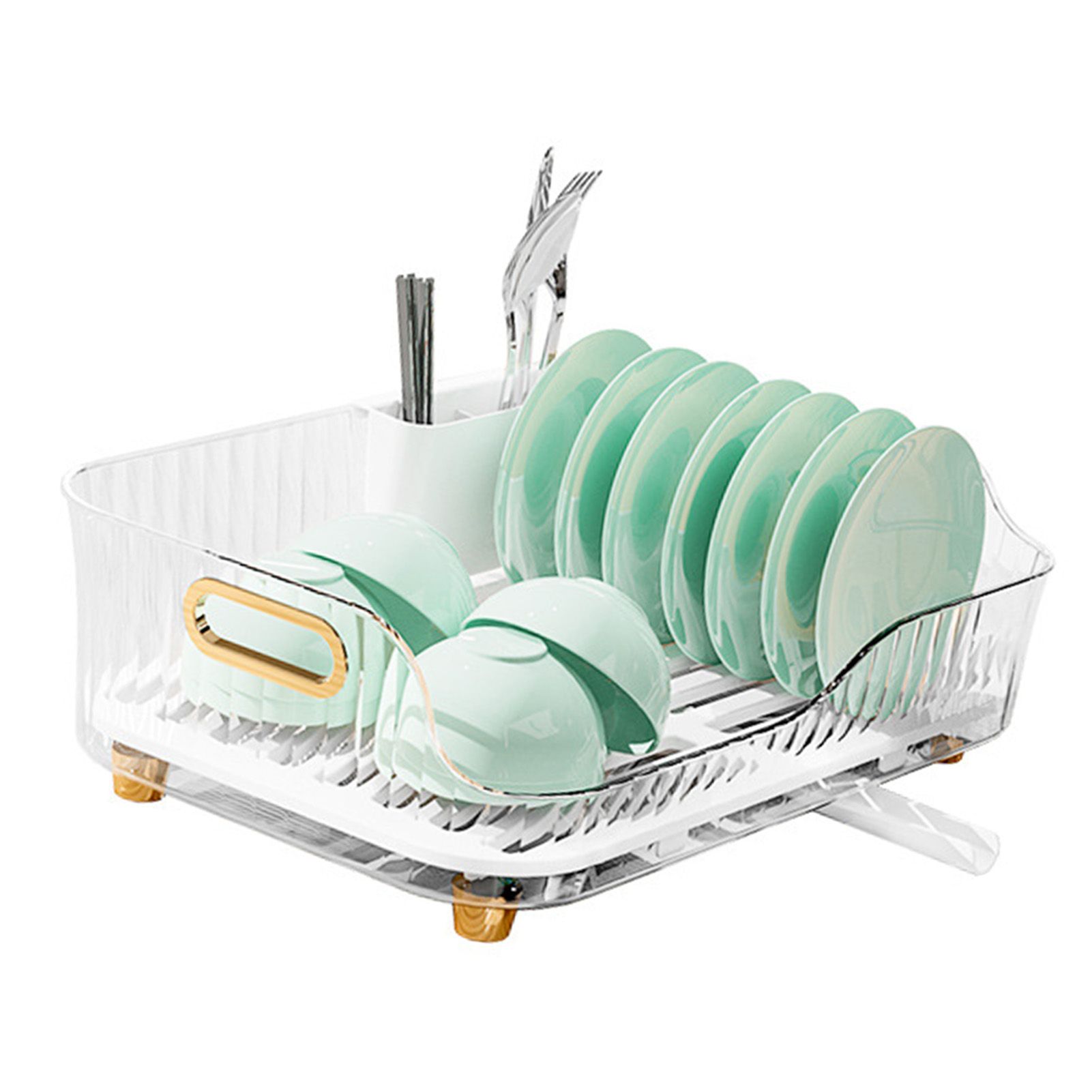 Dish Drying Rack Plastic Visualize Diversion Effluent Dish Diversion Rack for view 2