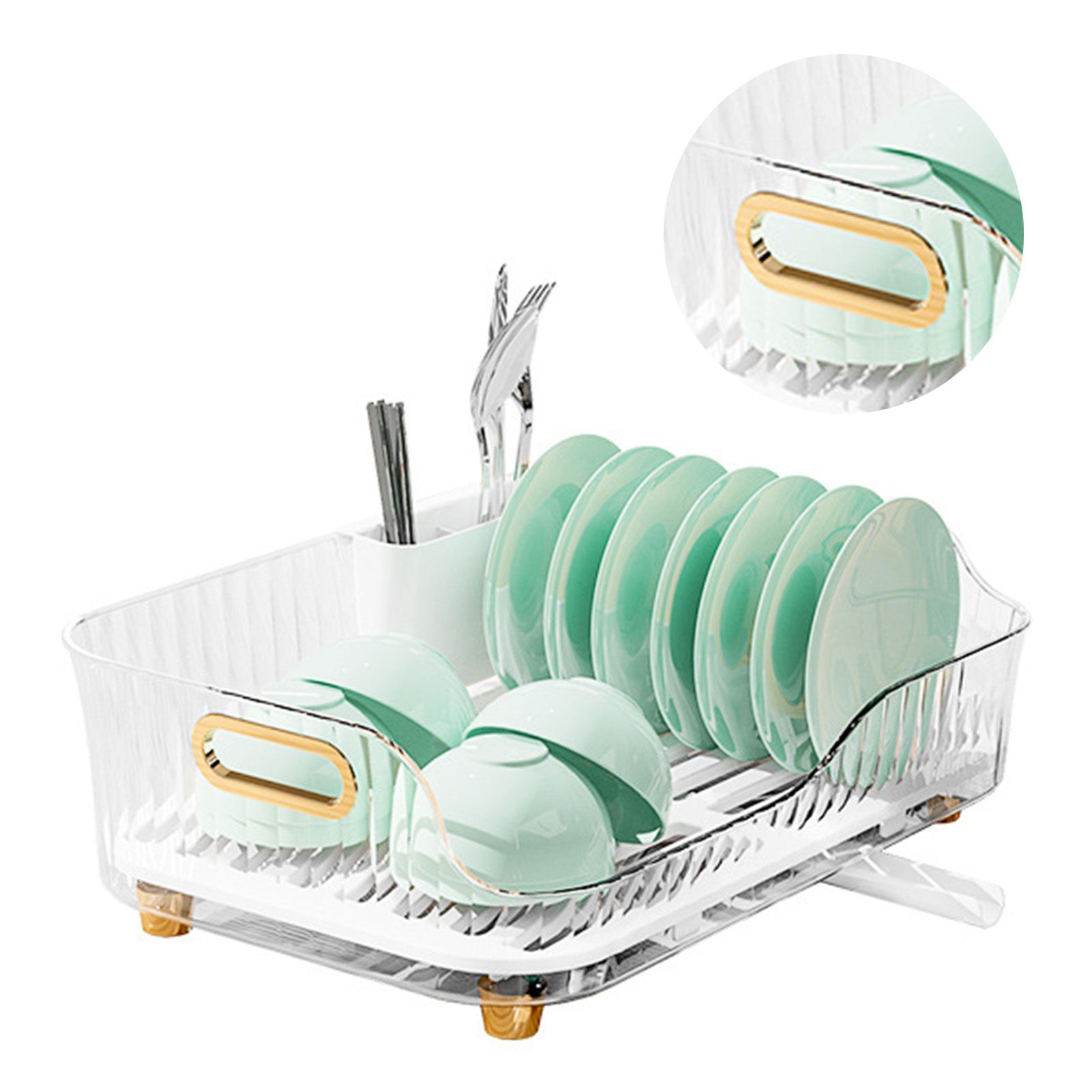 Dish Drying Rack Plastic Visualize Diversion Effluent Dish Diversion Rack for view 4