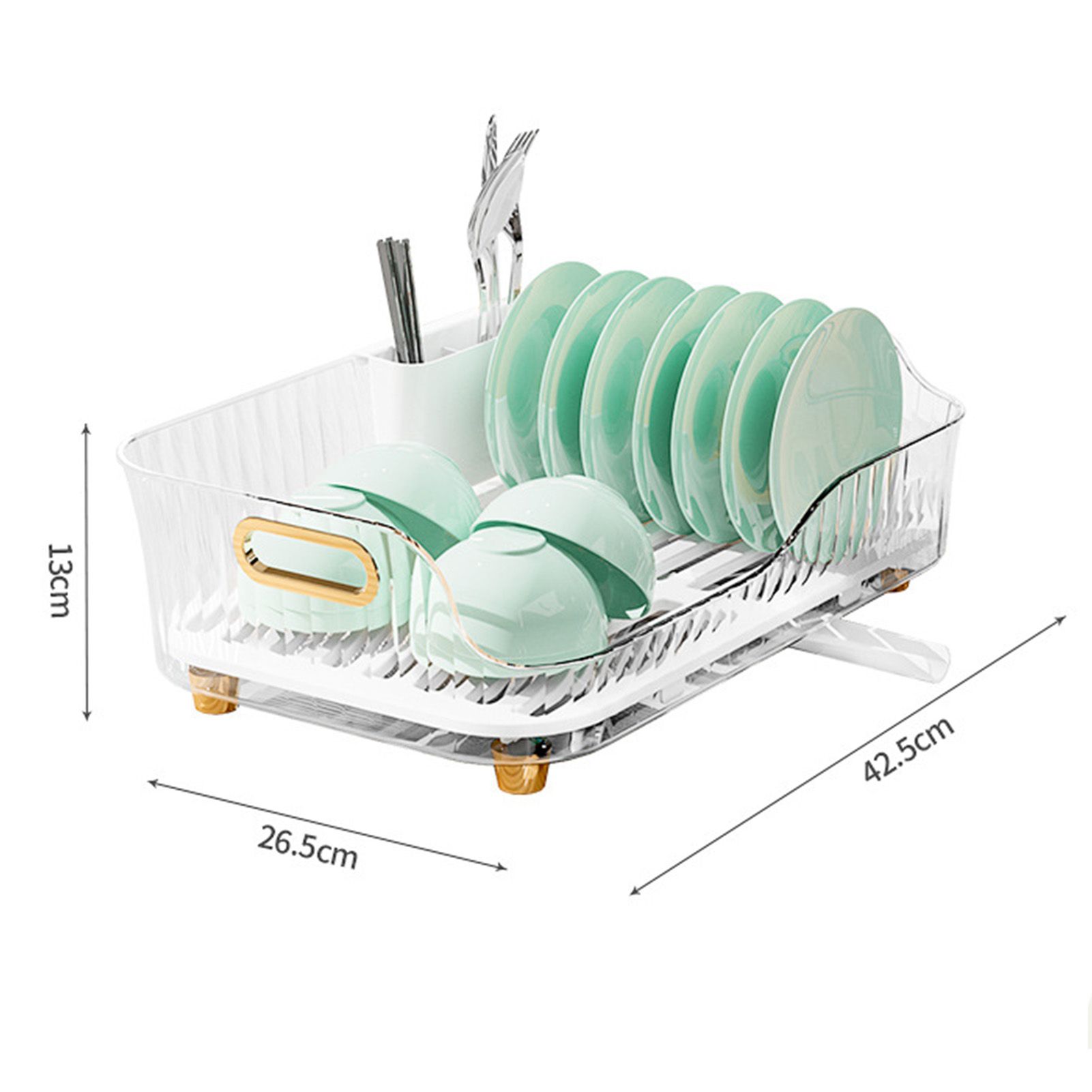 Dish Drying Rack Plastic Visualize Diversion Effluent Dish Diversion Rack for view 9