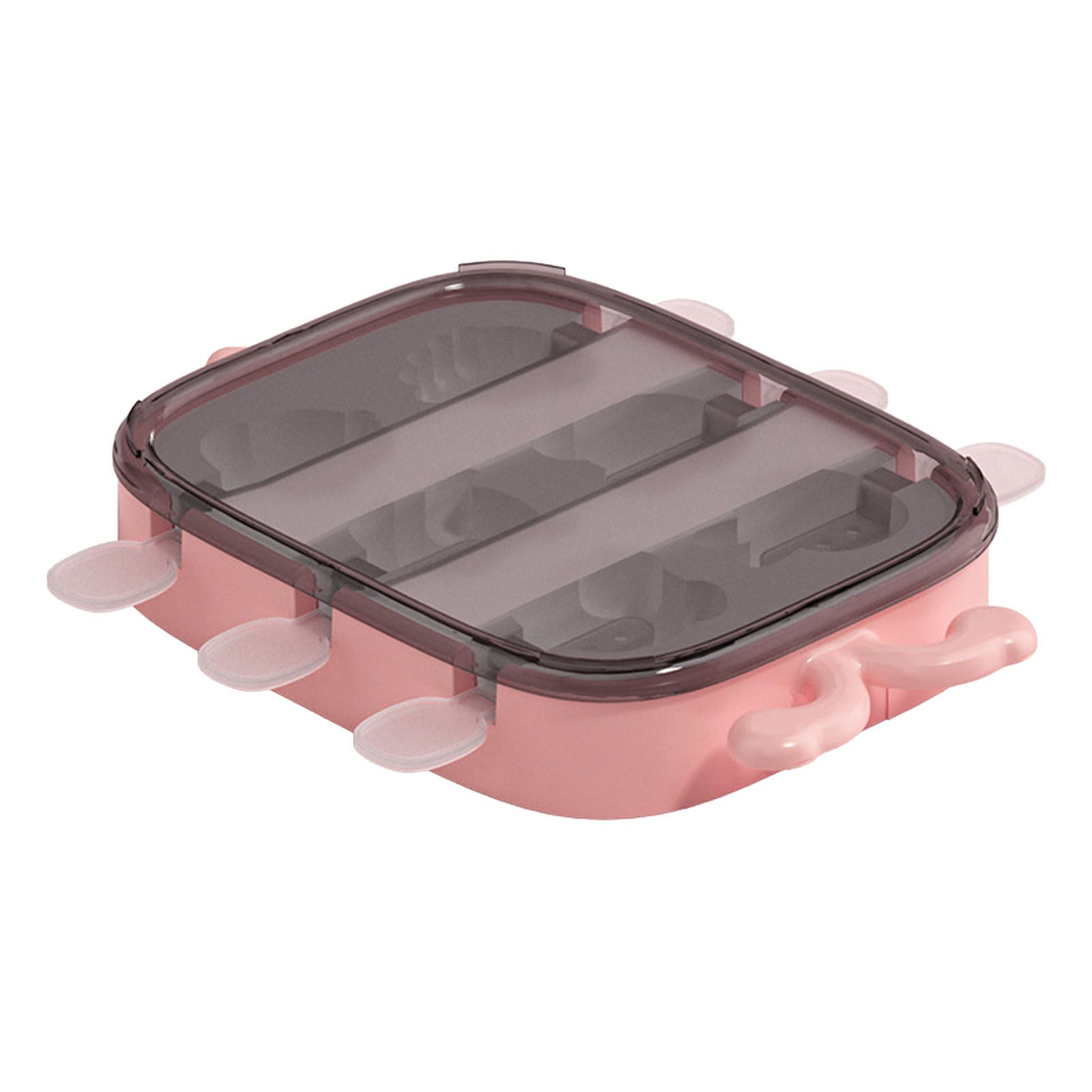 6 Cavities Ice Pop Molds Reusable Silicone Ice Pop Moulds Easy Release