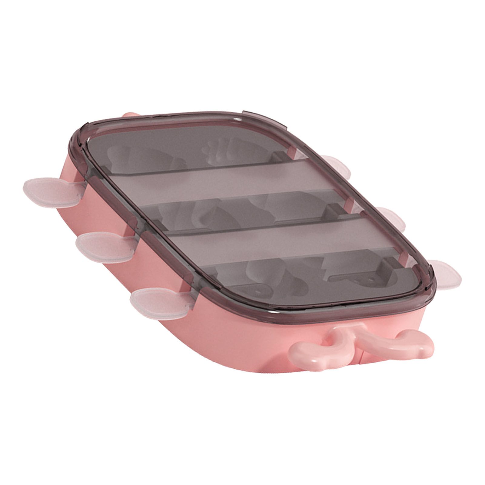 6 Cavities Ice Pop Molds Reusable Silicone Ice Pop Moulds Easy Release view 3
