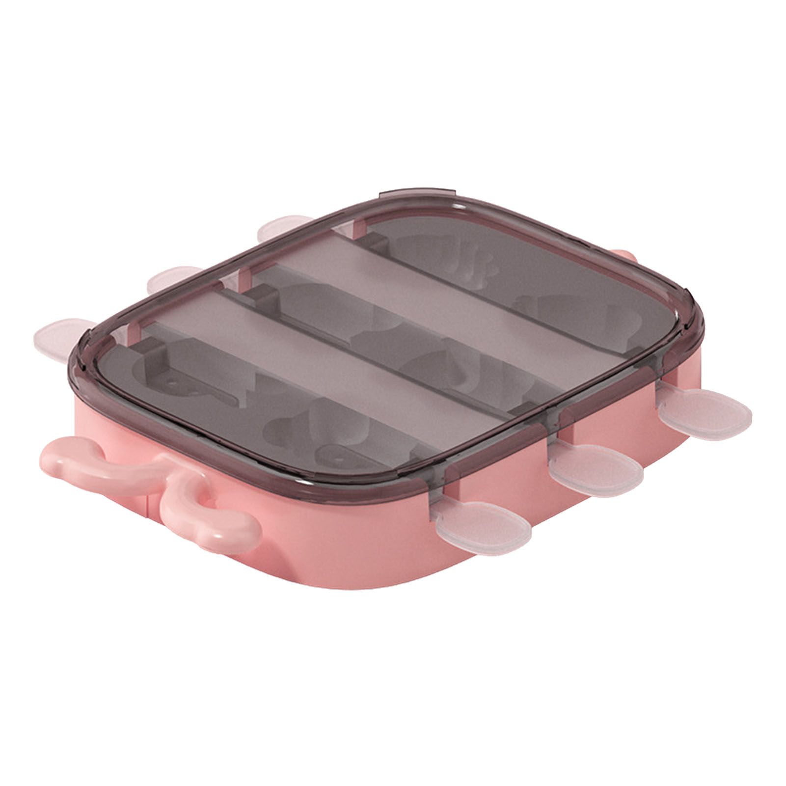 6 Cavities Ice Pop Molds Reusable Silicone Ice Pop Moulds Easy Release view 4