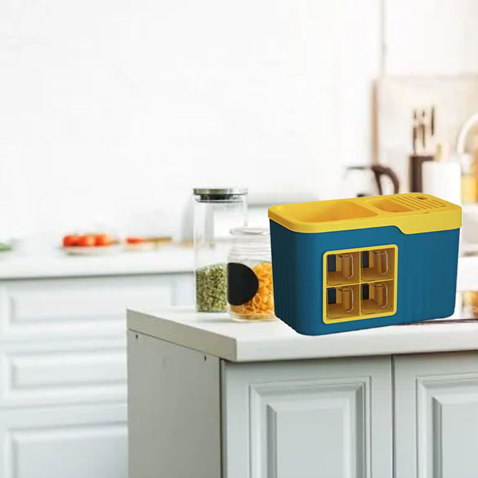 Kitchen Seasoning Storage Rack Plastic Seasoning Storage Rack Multifunctional view 13