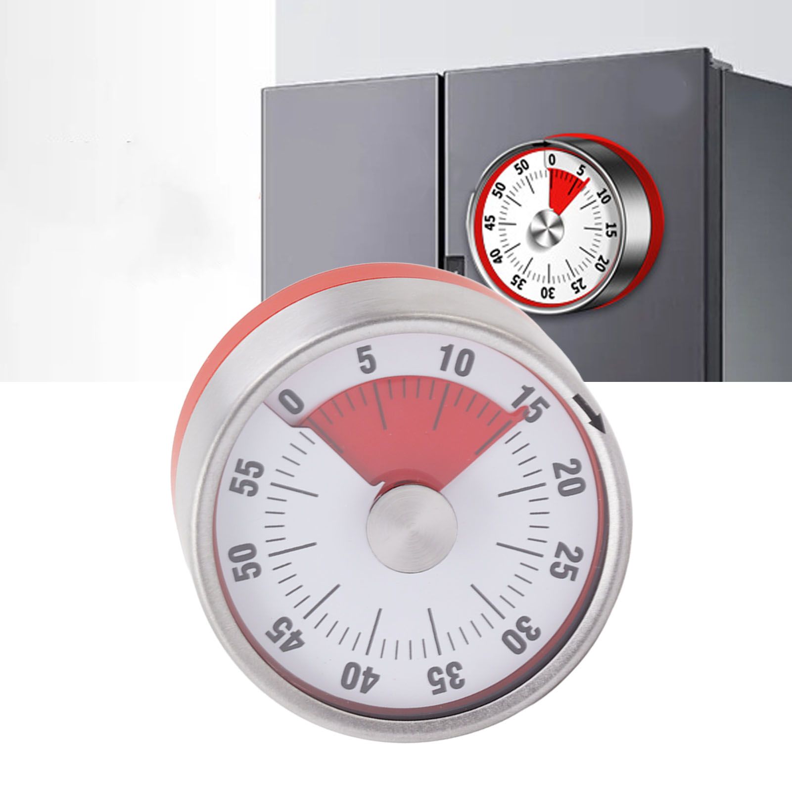 Kitchen Timer Red Alert Practical Magnetic Cooking Timer for Kitchen Cooking view 11