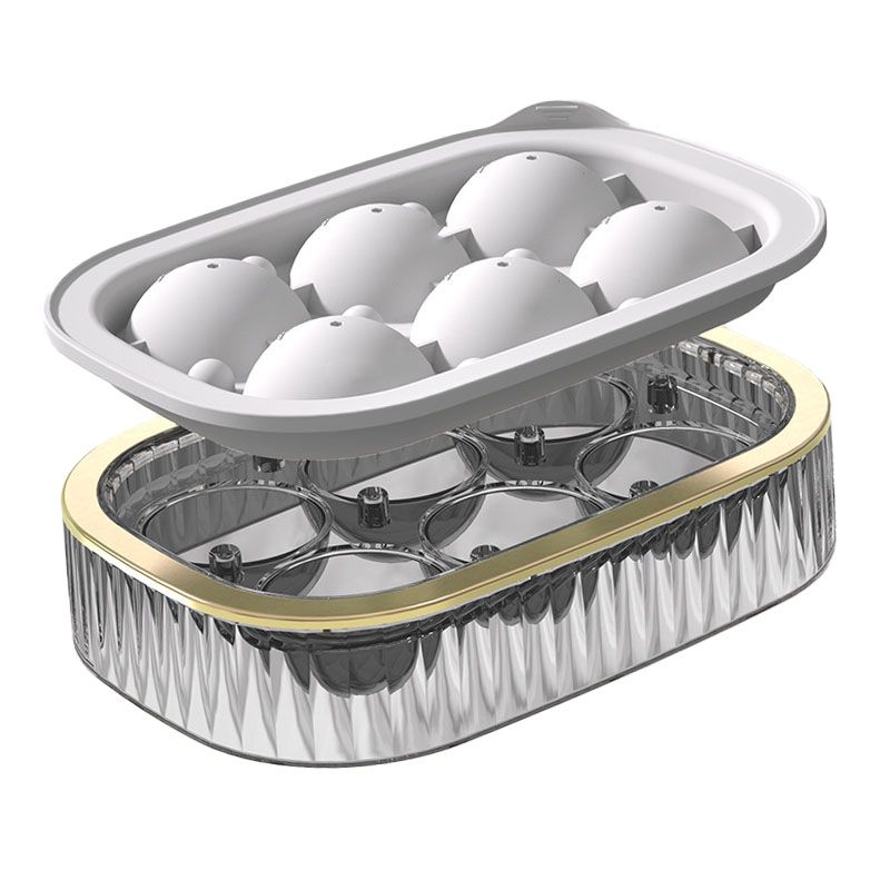 Ice Ball Maker Round Ice Cube Mold Tray for Home Bar Cocktails Bourbon Whiskey view 2