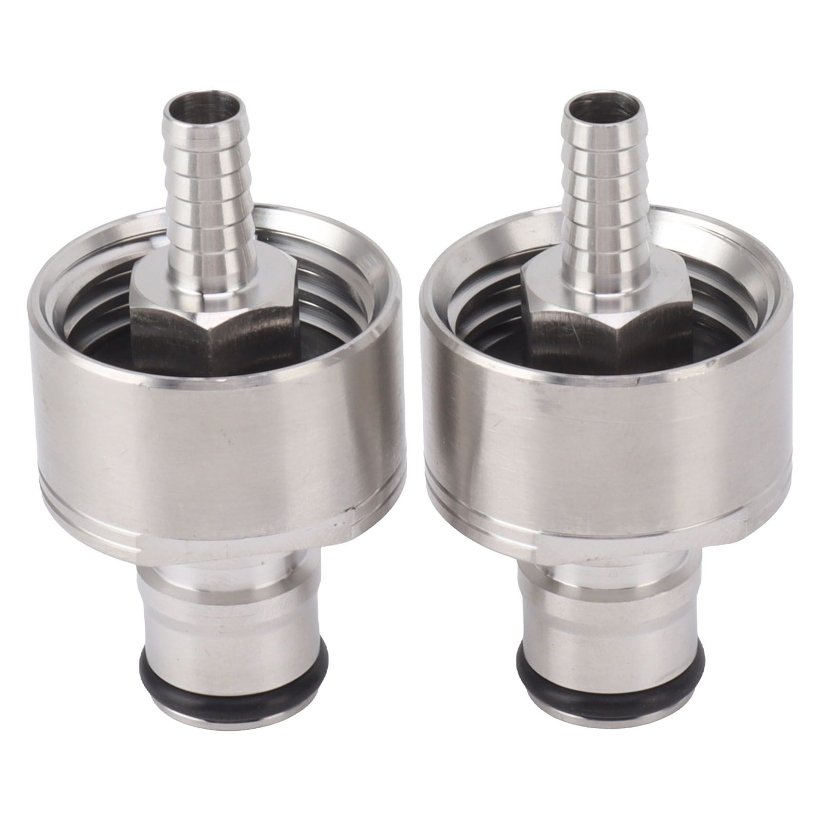 2PCS Stainless Steel Carbonation Cap Forced Carbonation PET Bottle Filling CO2 view 2