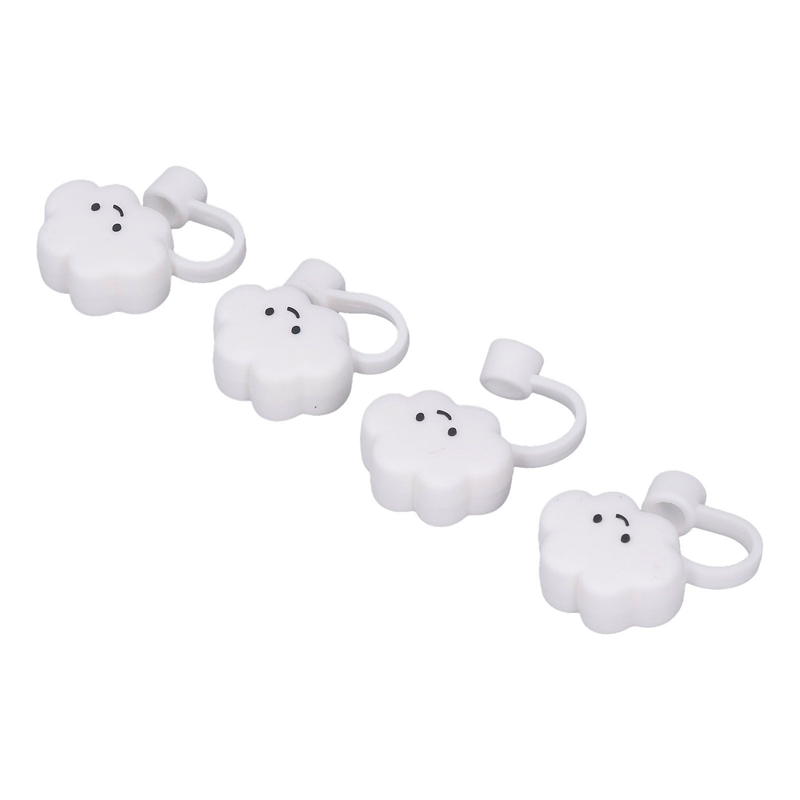 Straw Covers Dustproof Decorative Splash Proof Odorless Reusable Straw Toppers view 6