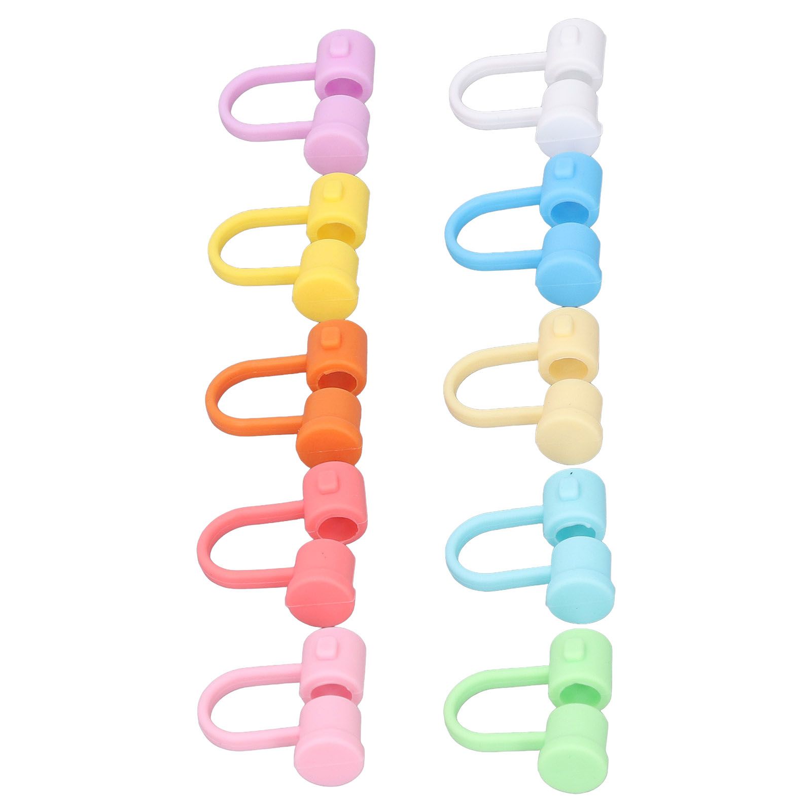 Straw Covers Dustproof Decorative Splash Proof Odorless Reusable Straw Toppers view 3