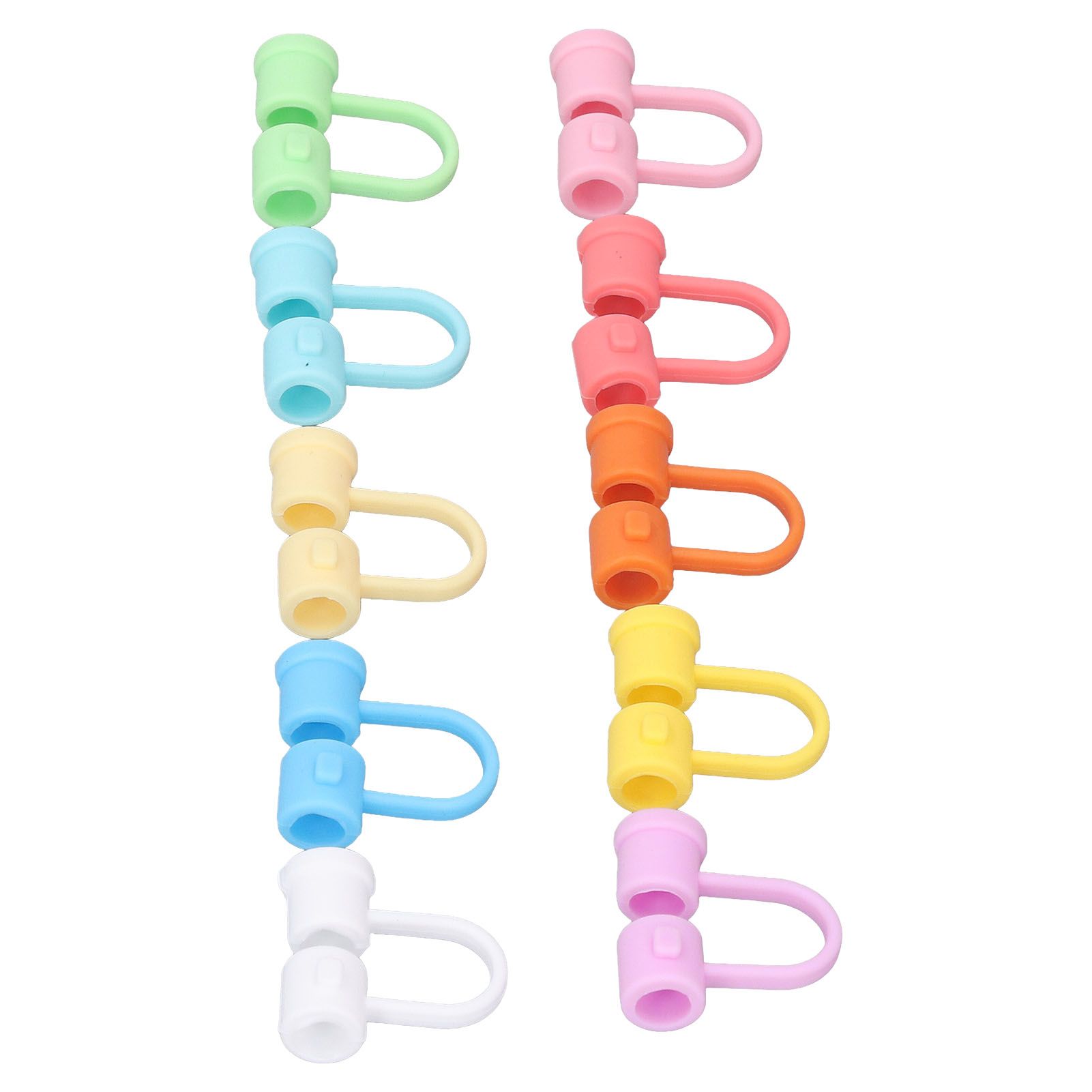 Straw Covers Dustproof Decorative Splash Proof Odorless Reusable Straw Toppers view 4