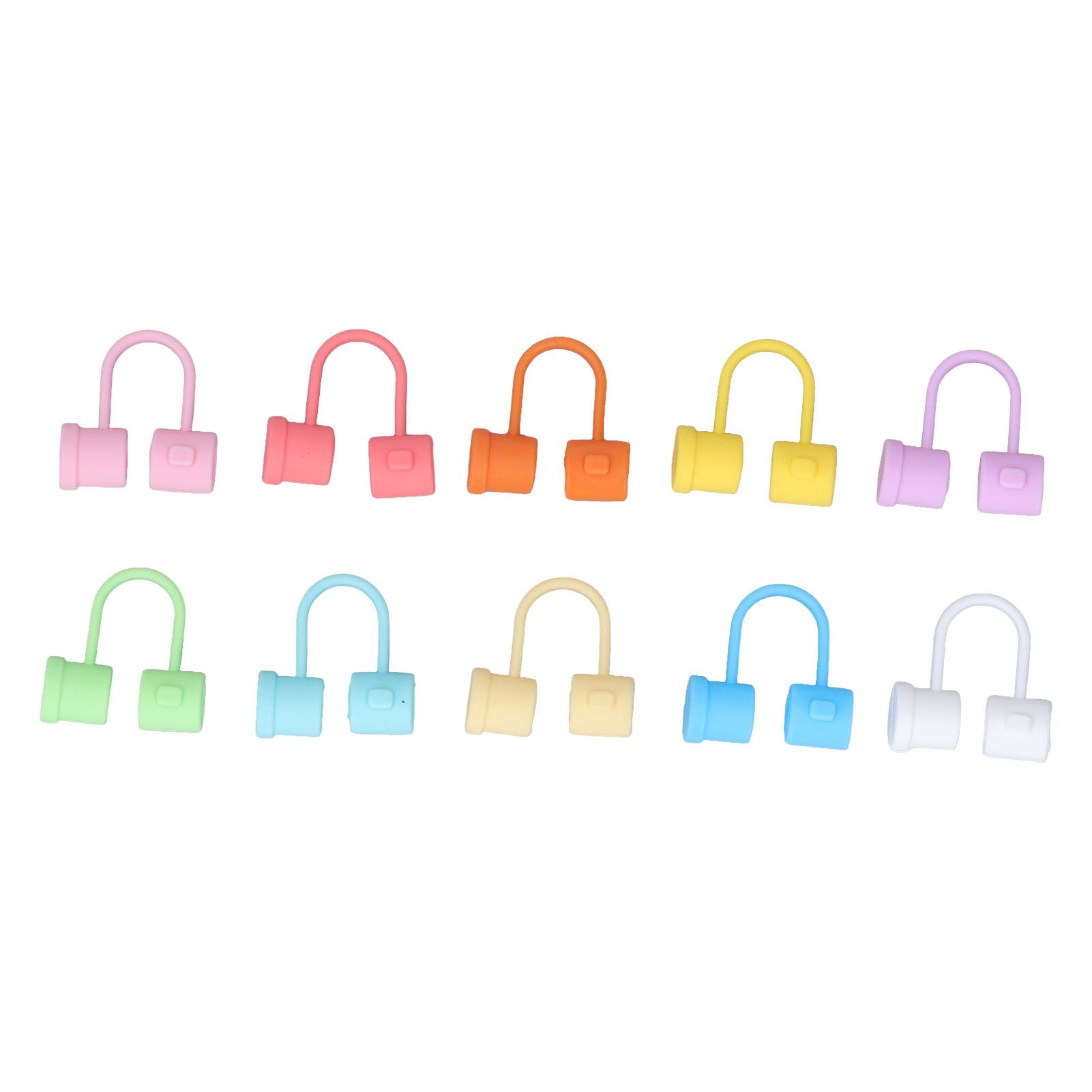 Straw Covers Dustproof Decorative Splash Proof Odorless Reusable Straw Toppers view 5