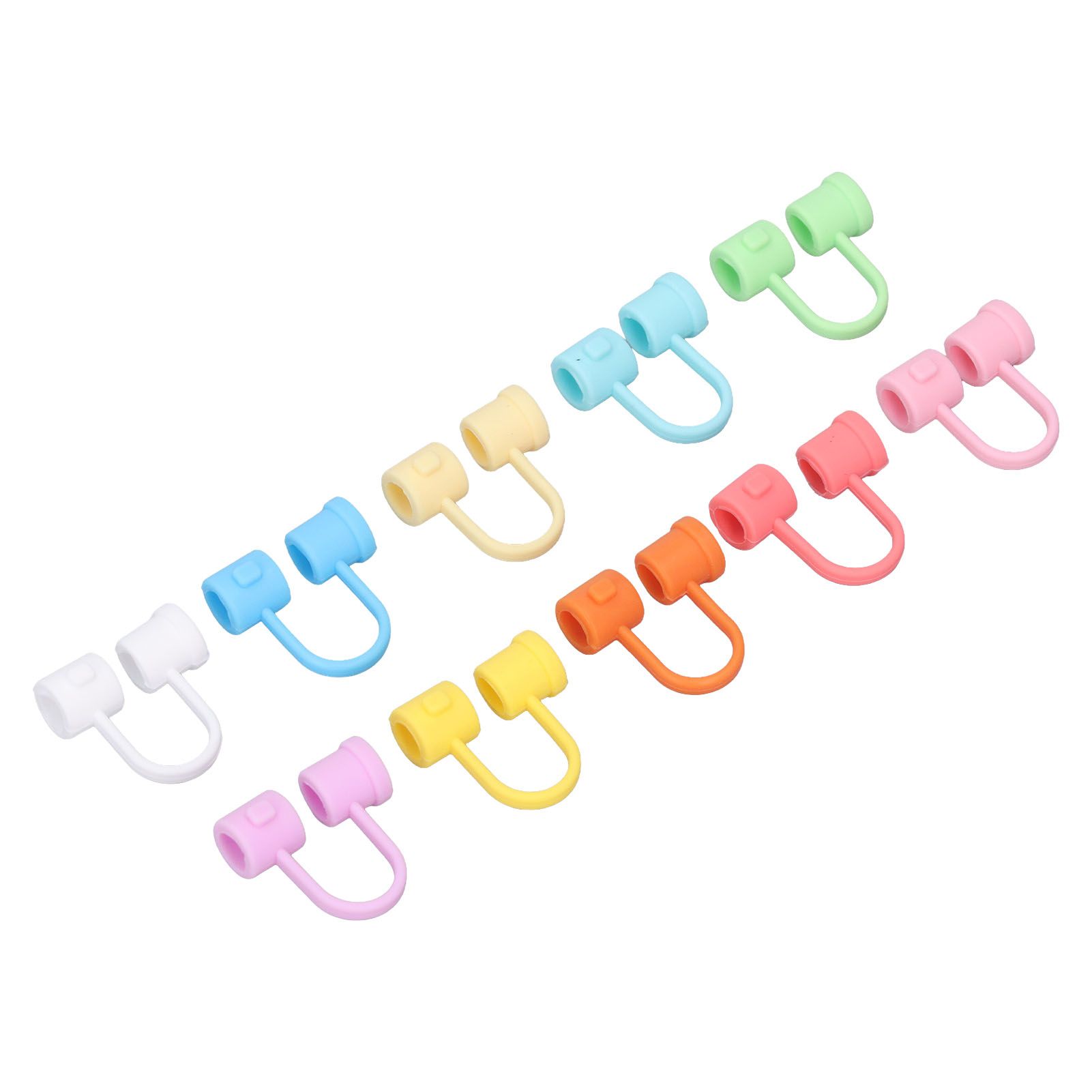 Straw Covers Dustproof Decorative Splash Proof Odorless Reusable Straw Toppers view 8