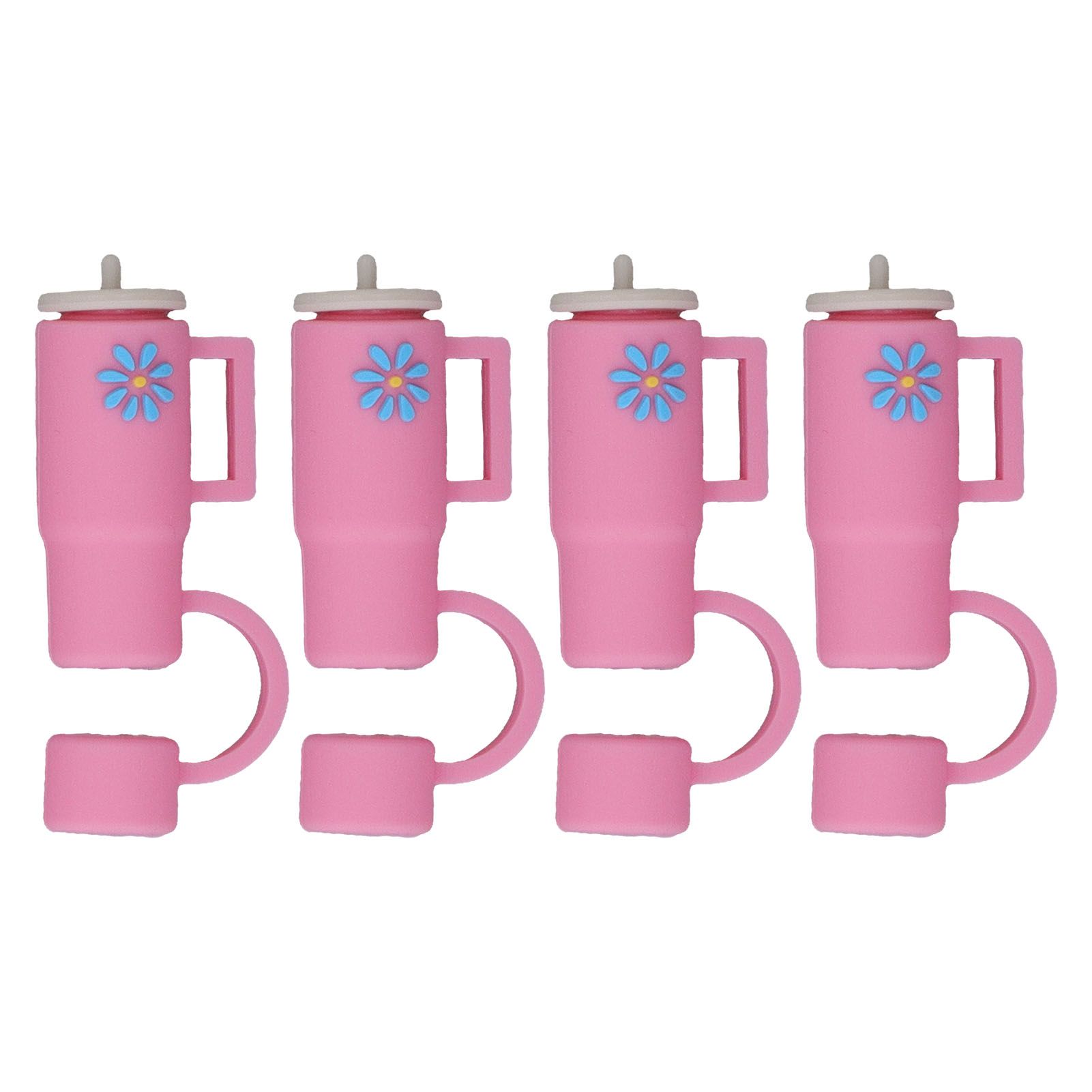 Straw Covers Dustproof Decorative Splash Proof Odorless Reusable Straw Toppers