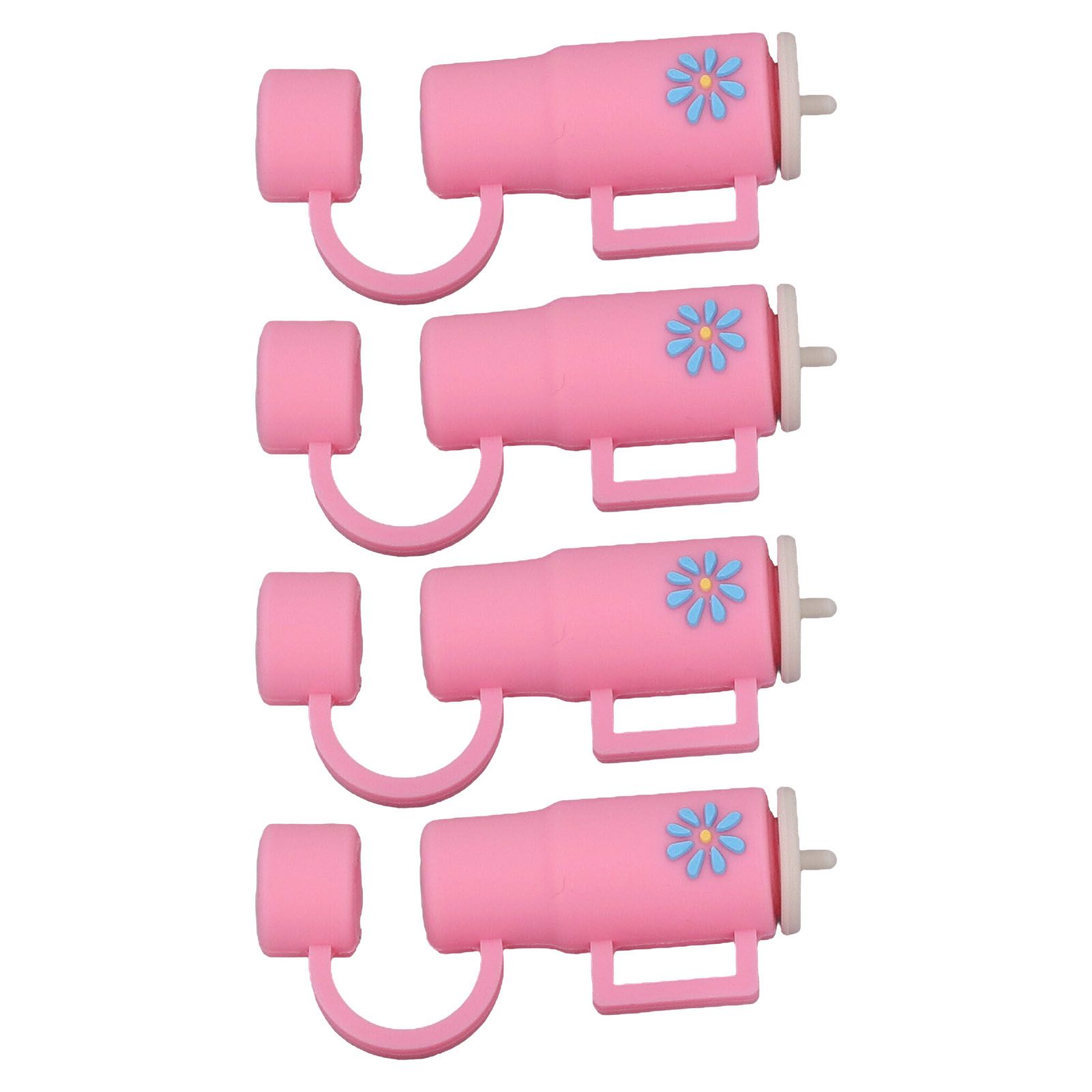 Straw Covers Dustproof Decorative Splash Proof Odorless Reusable Straw Toppers view 4